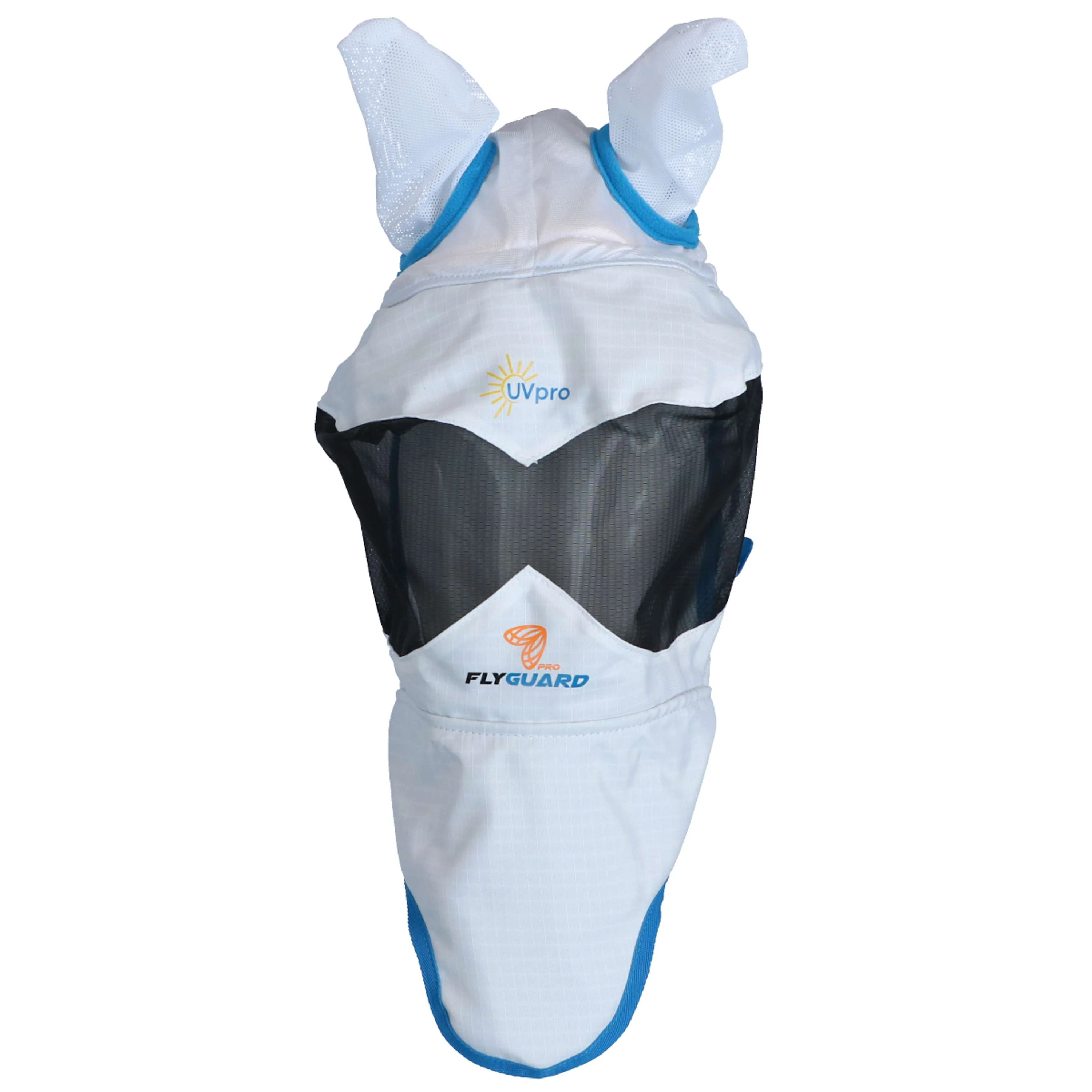 Shires Fliegenmaske mit Ohr und Nase Ultra Pro Weiß - Image 2