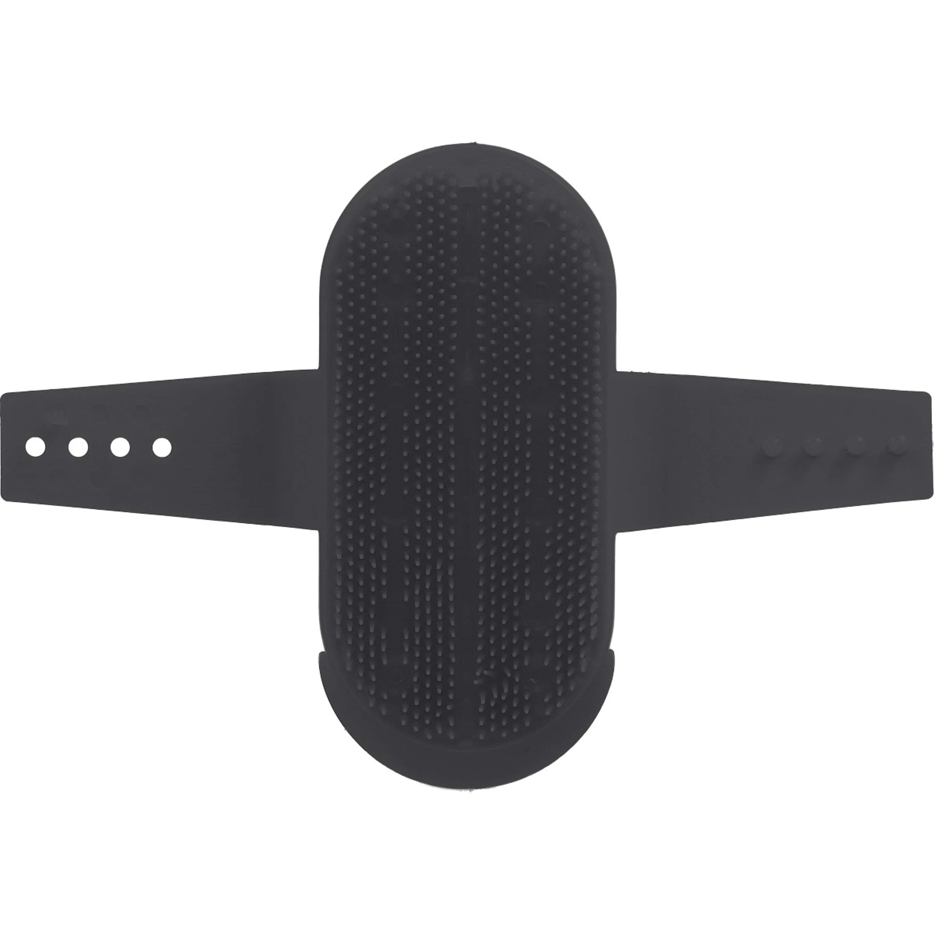 Shires Striegel Plastik Schwarz - Image 3