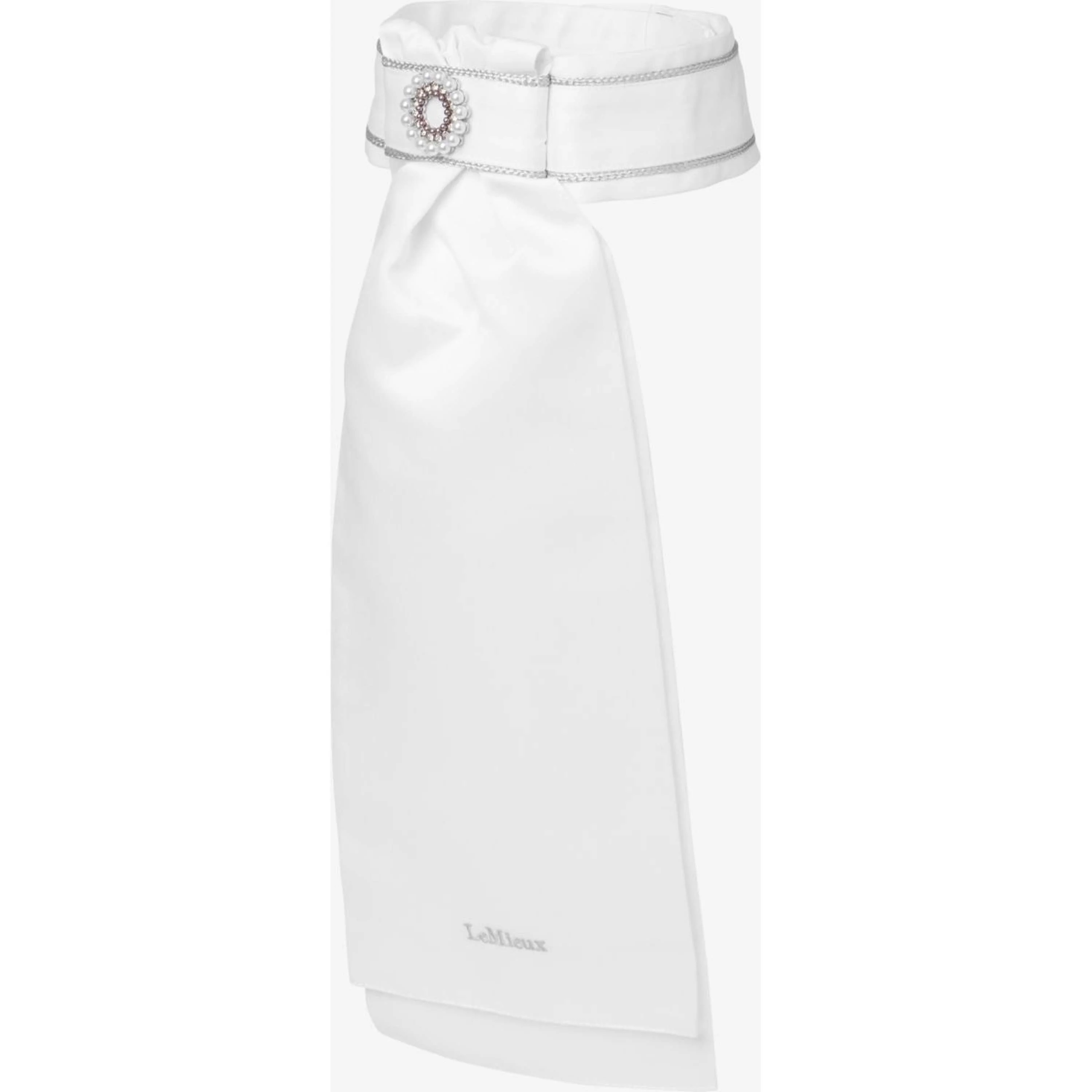 LeMieux Plastron Sparkle Weiß
