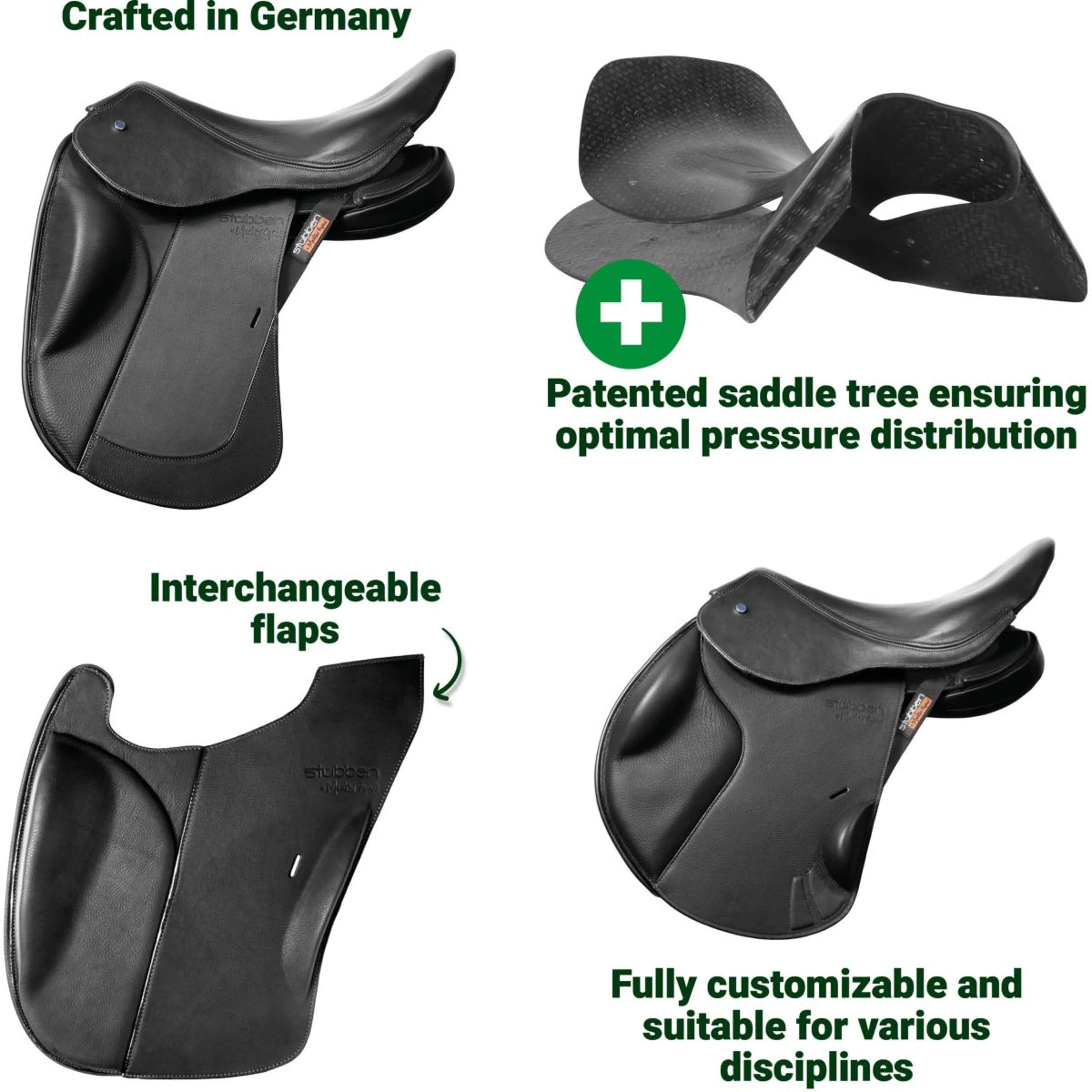 Stübben Dressursattel REVsport Schwarz - Image 2