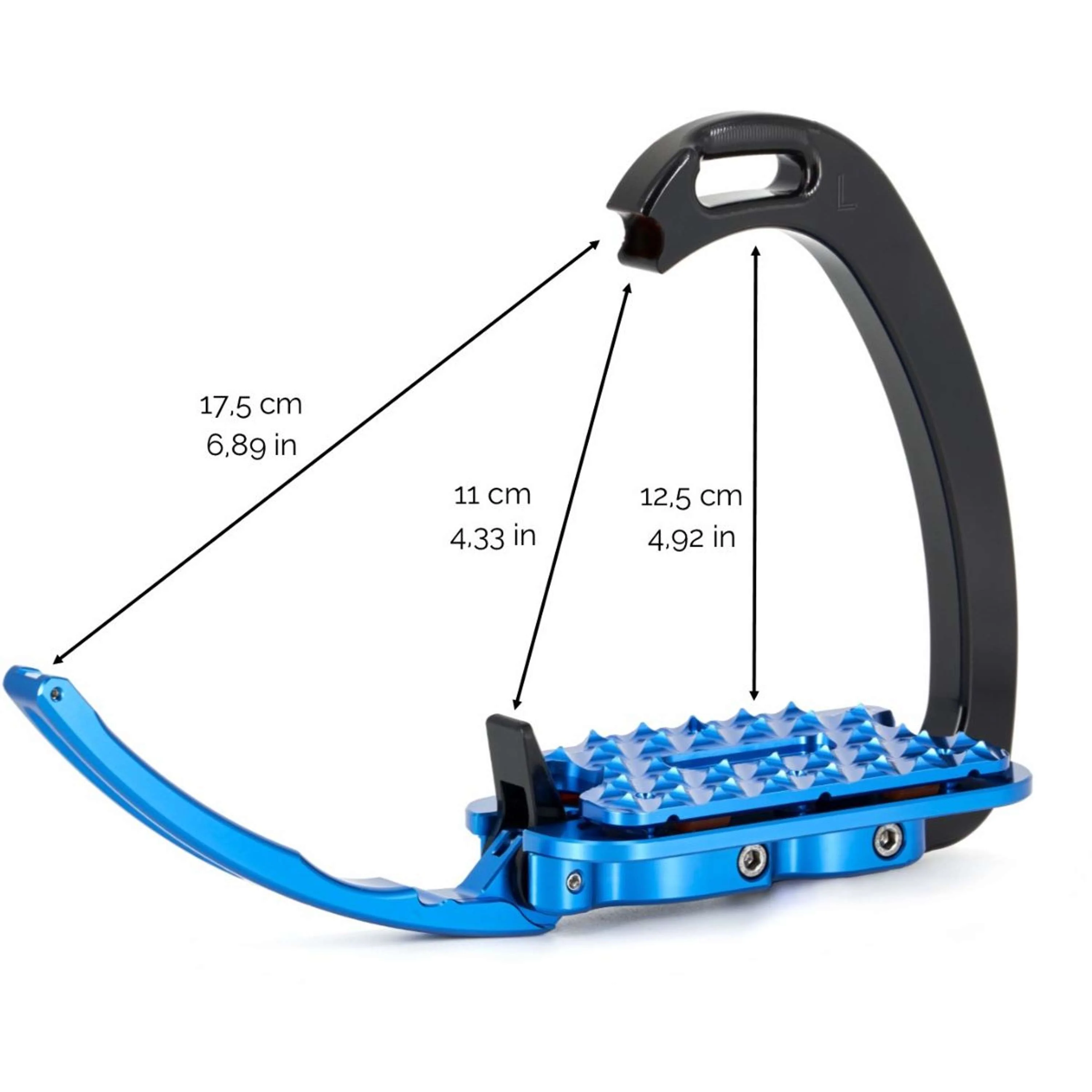 Tech Stirrups Steigbügel Venice Plus EVO Schwarz/Blau - Image 3