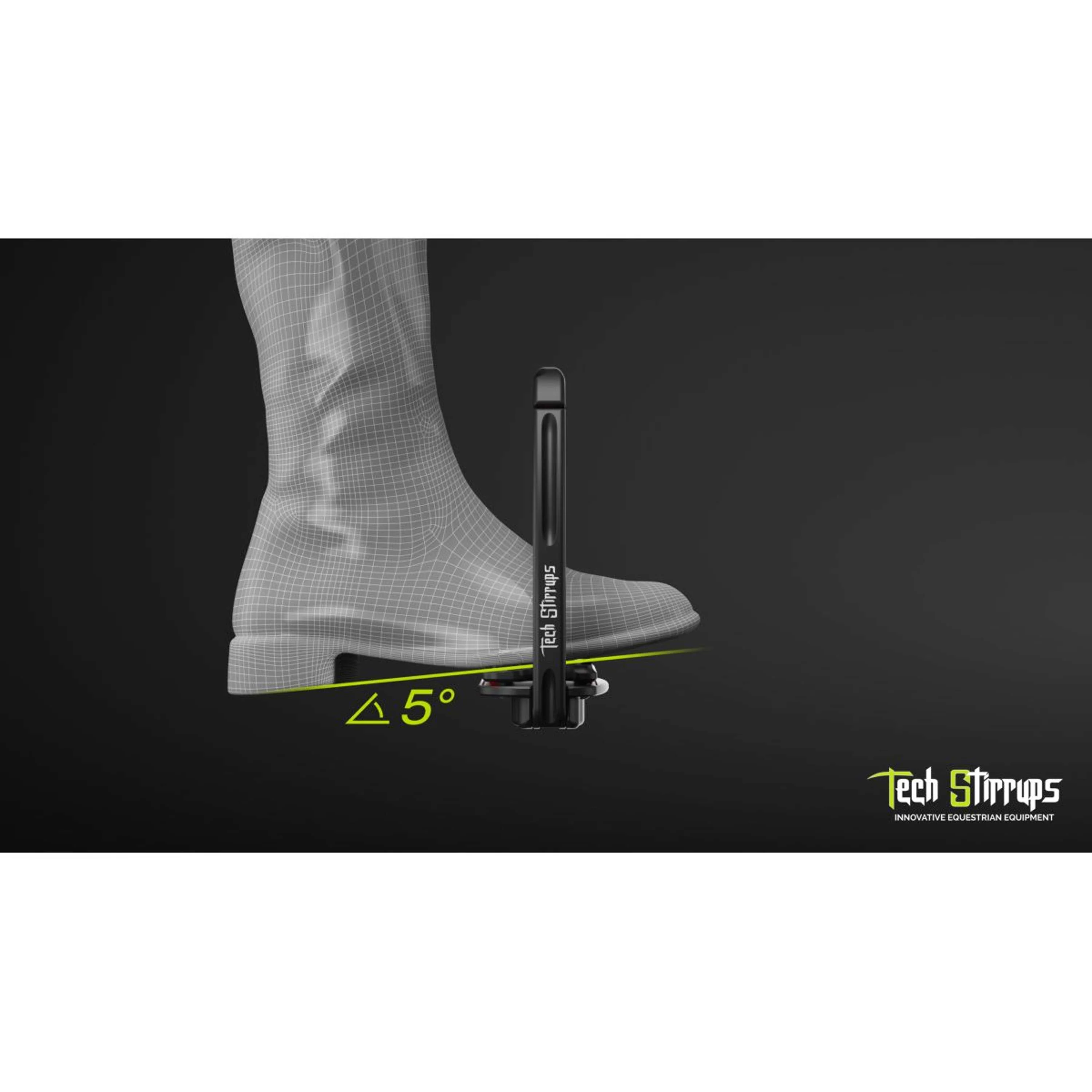 Tech Stirrups Steigbügel Venice Plus EVO Silber/Titan - Image 6