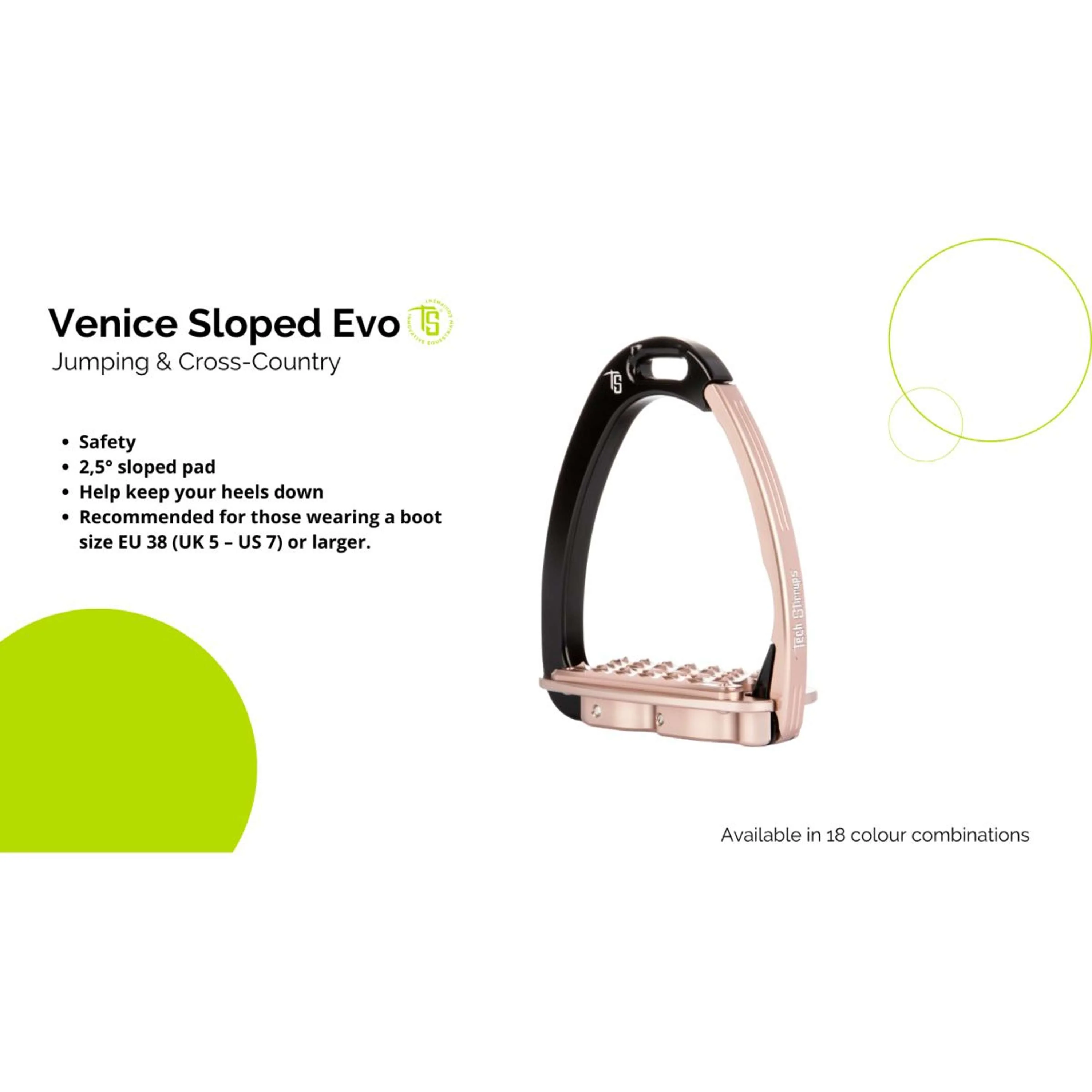 Tech Stirrups Steigbügel Venice Sloped EVO Silber/Silber - Image 2