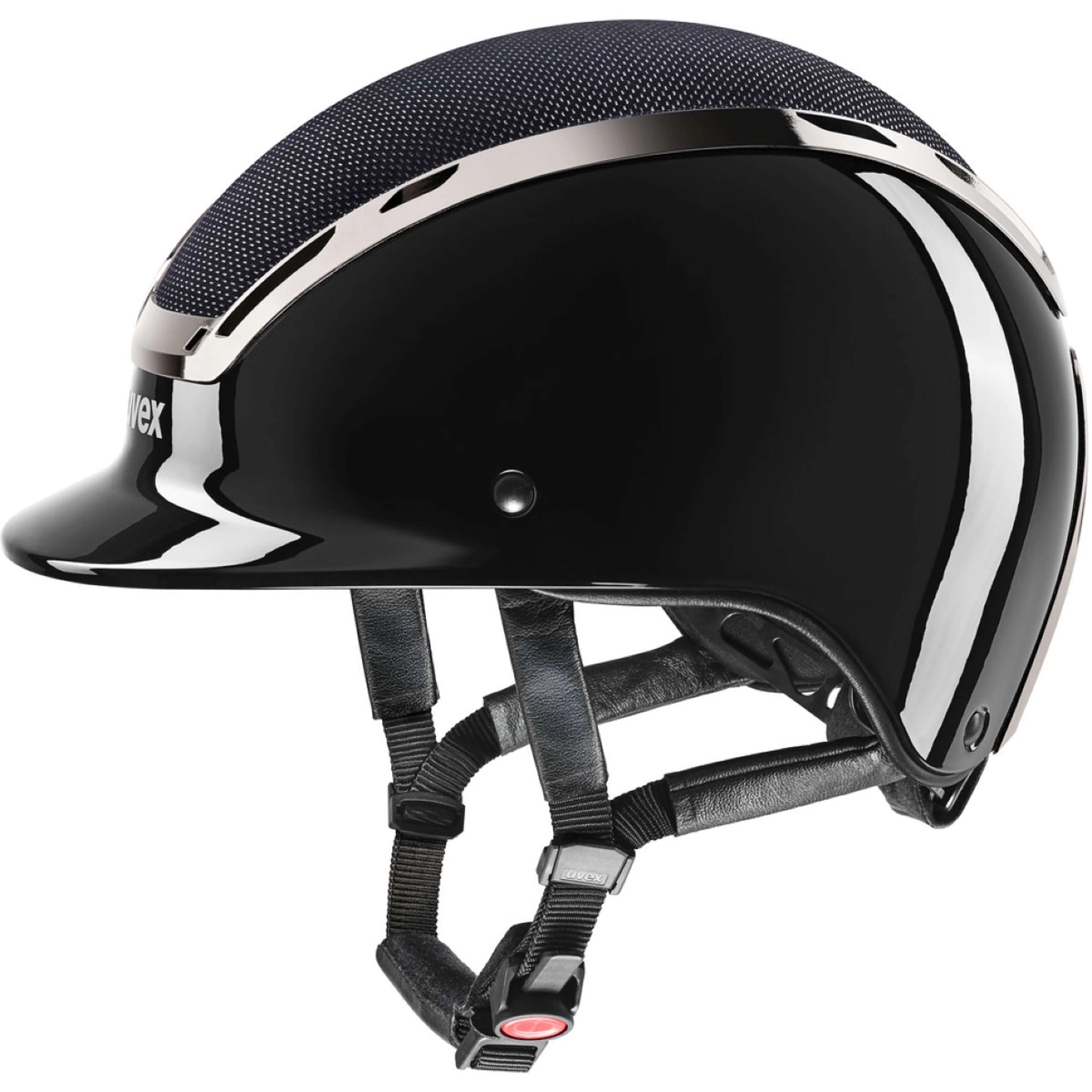 Uvex Reithelm Exxeed Elegance Schwarz