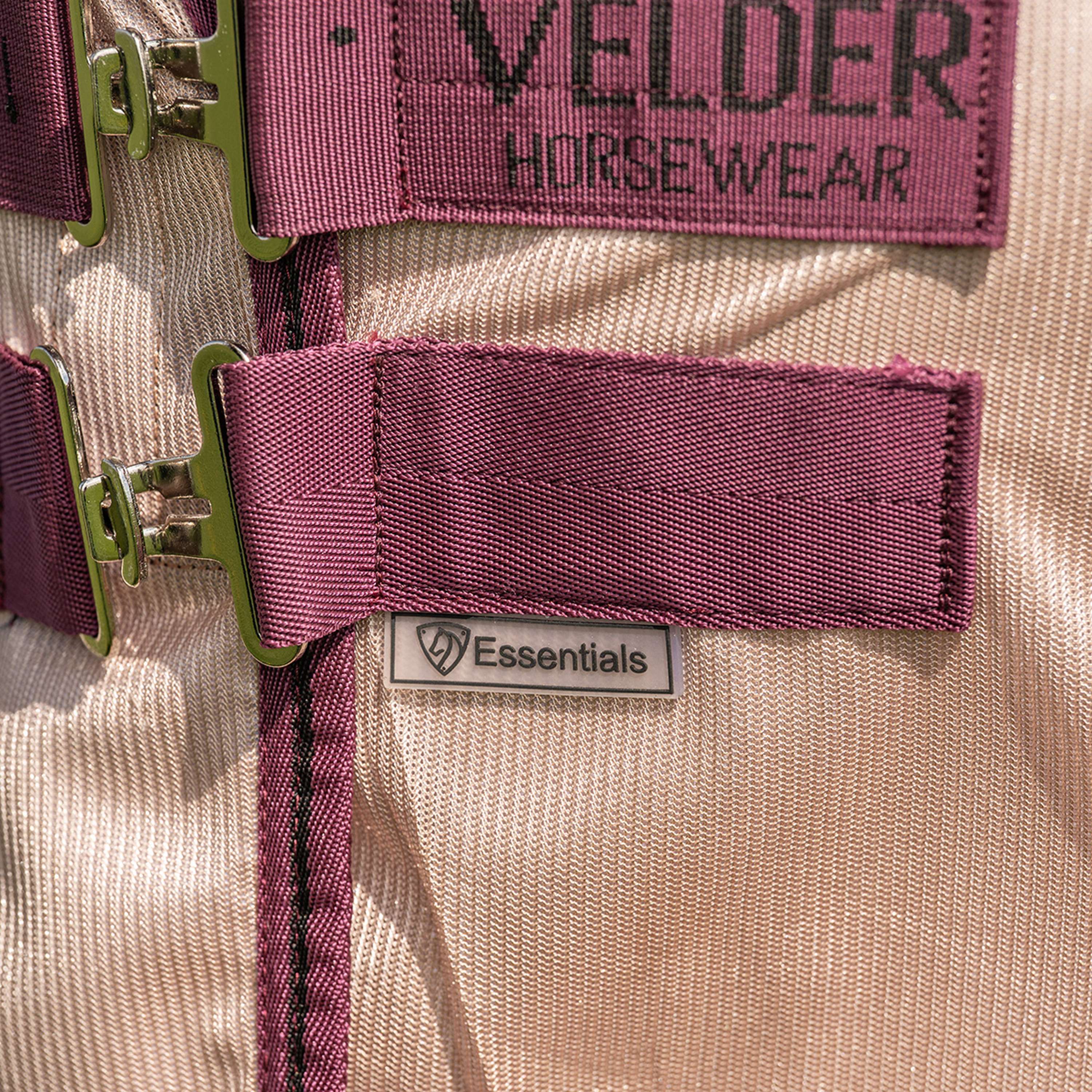 Velder Horsewear Fliegendecke Mesh mit Halsteil Earth Grey - Image 4