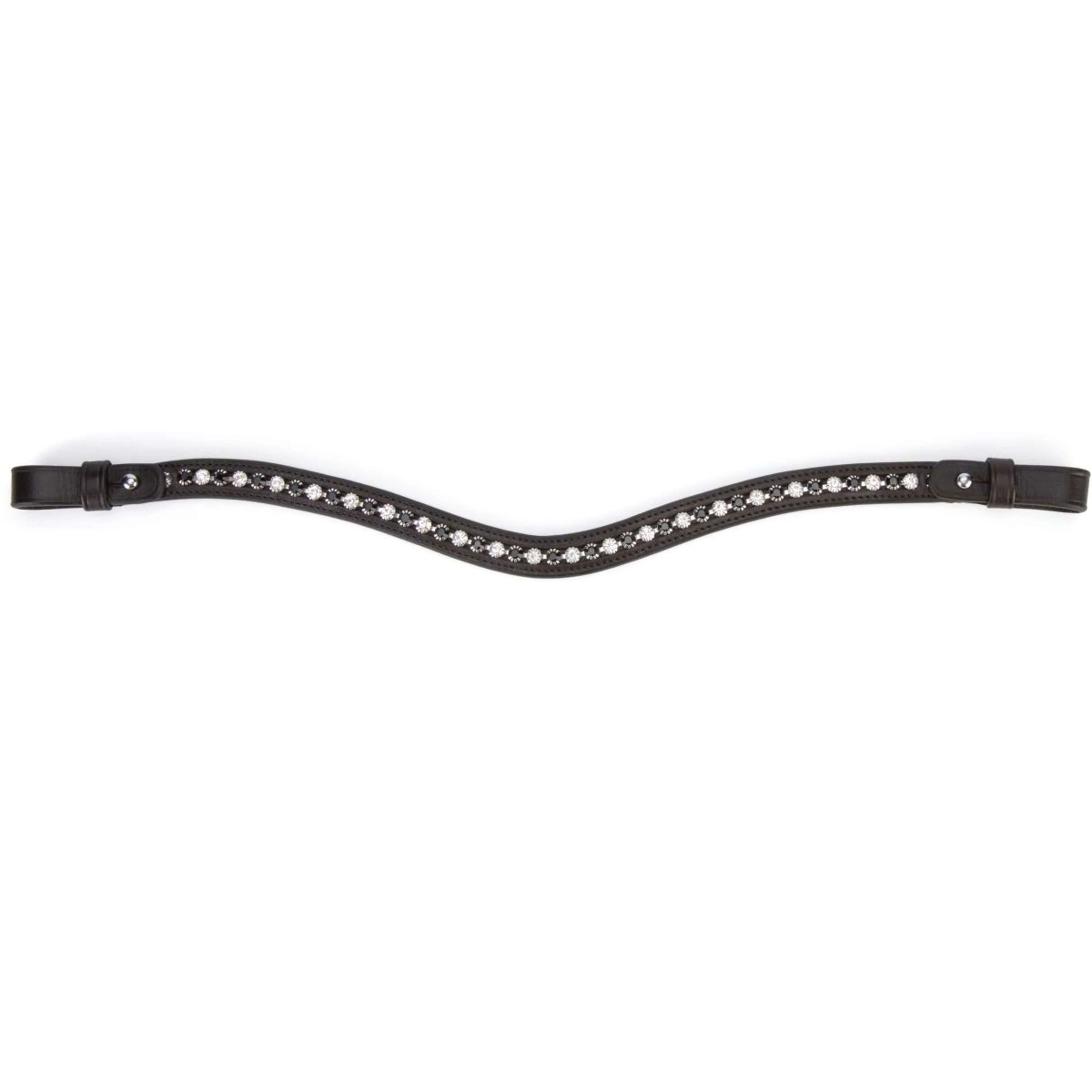 Velociti by Shires Stirnriemen GARA Black Diamante Havanna