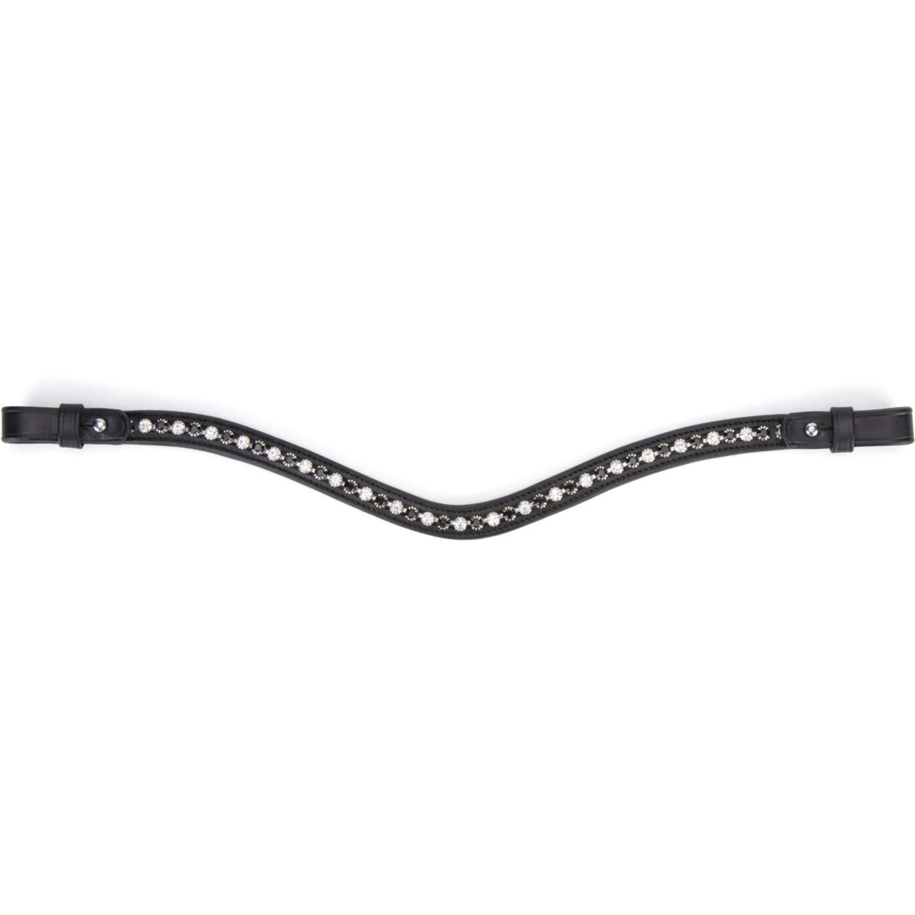 Velociti by Shires Stirnriemen GARA Black Diamante Schwarz
