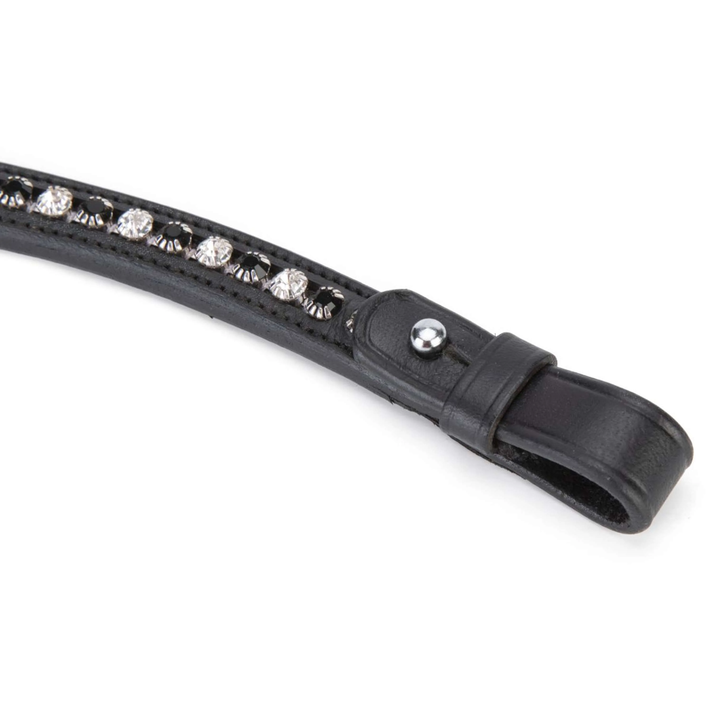 Velociti by Shires Stirnriemen GARA Black Diamante Schwarz - Image 4