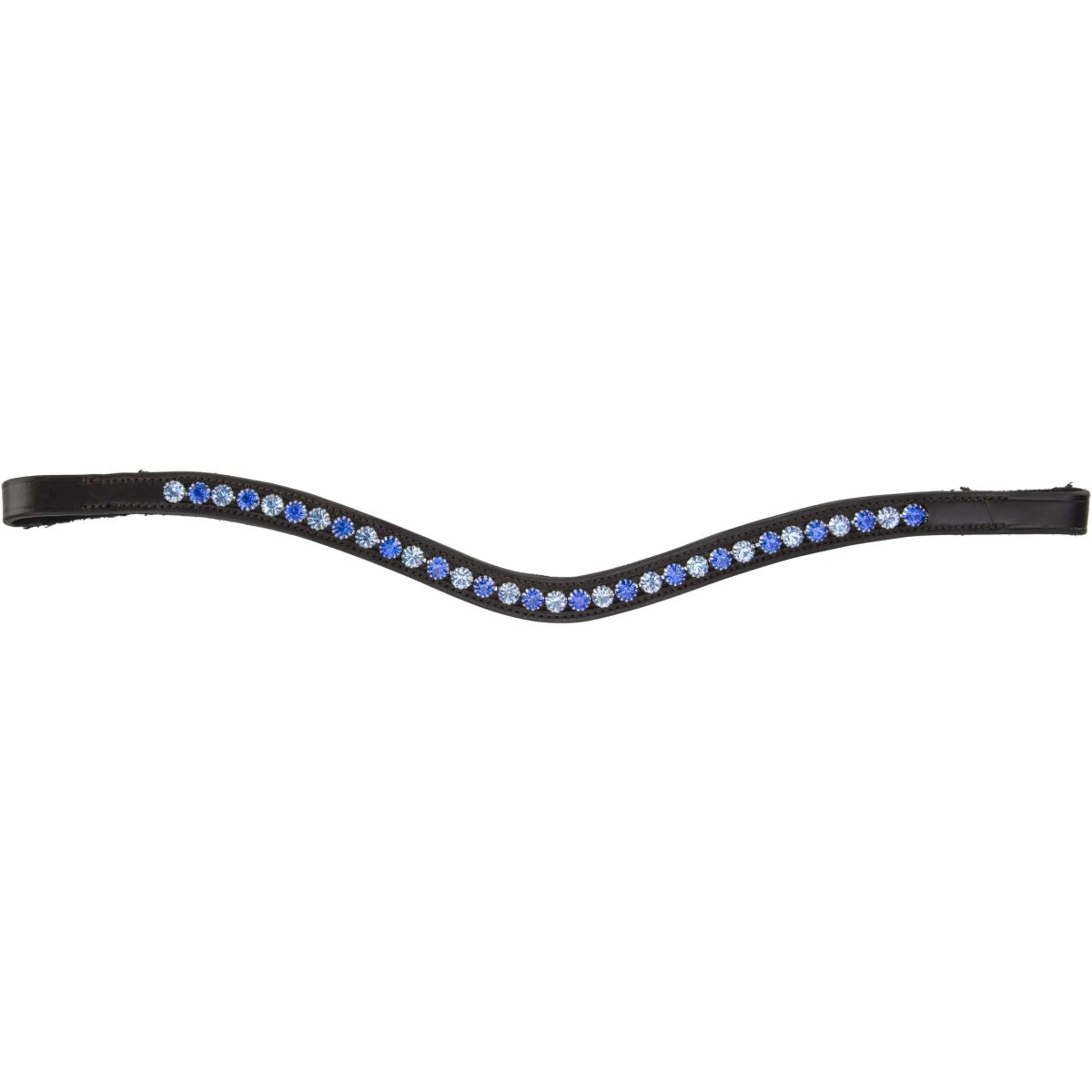 Velociti by Shires Stirnriemen GARA Blue Diamante Havanna