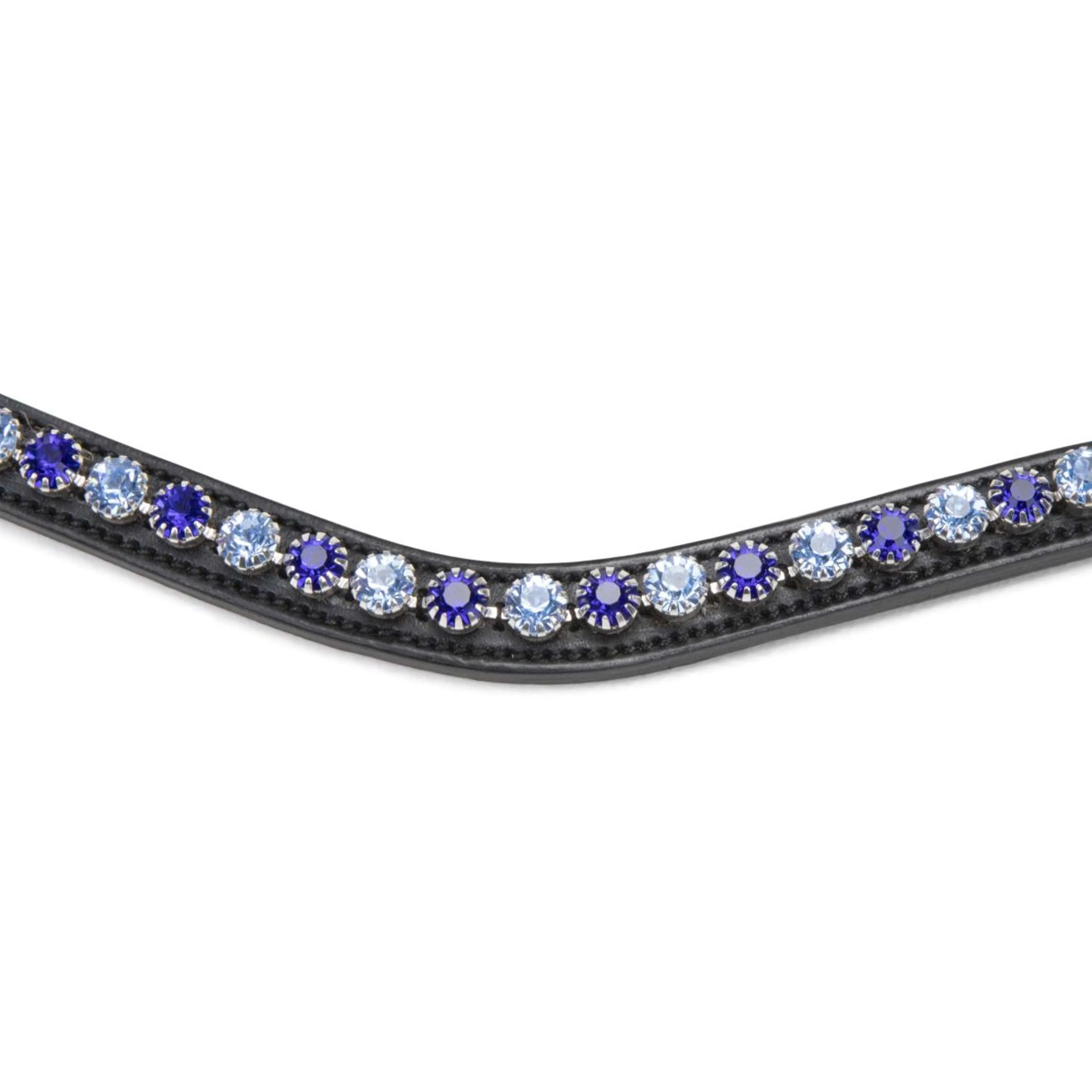 Velociti by Shires Stirnriemen GARA Blue Diamante Schwarz - Image 2