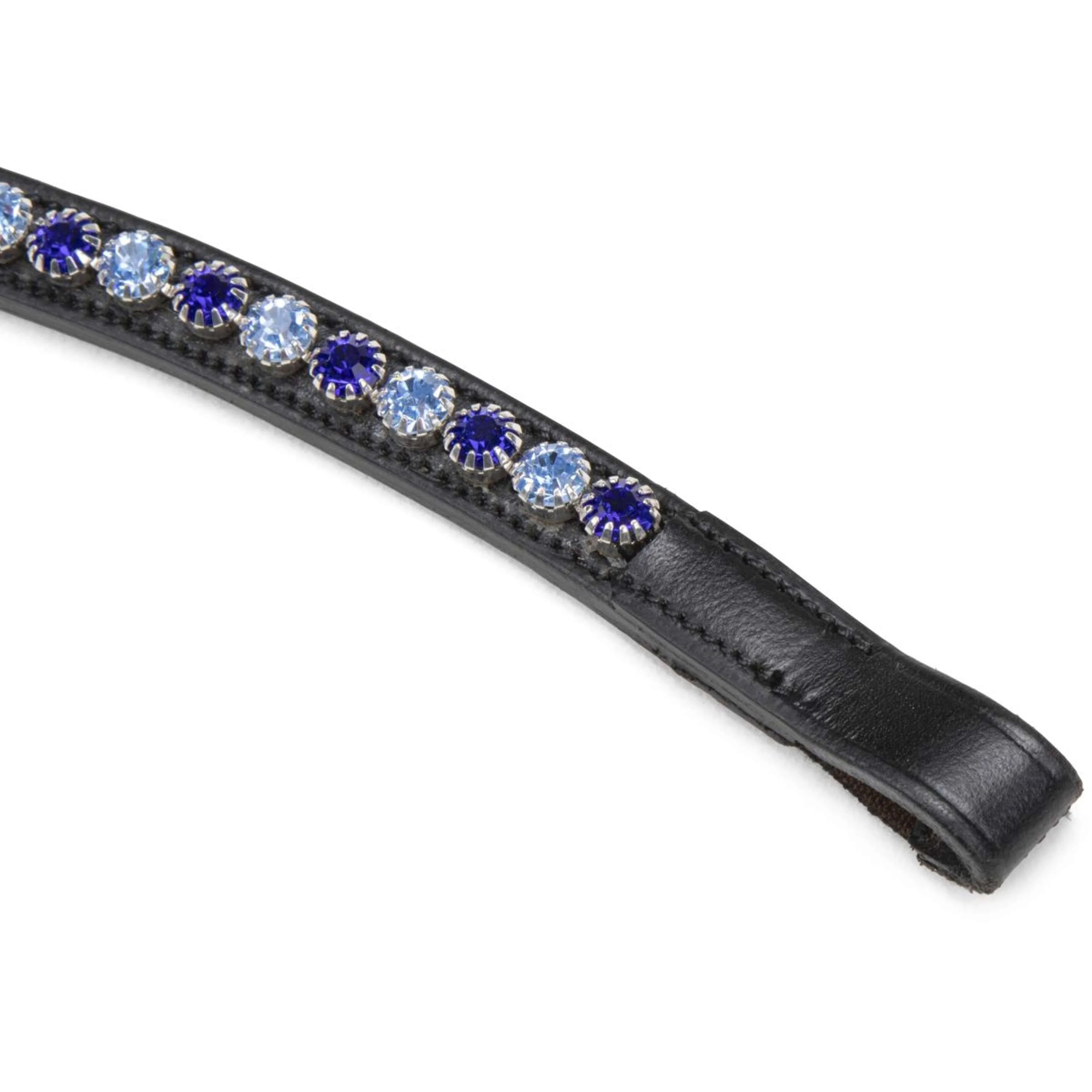 Velociti by Shires Stirnriemen GARA Blue Diamante Schwarz - Image 3