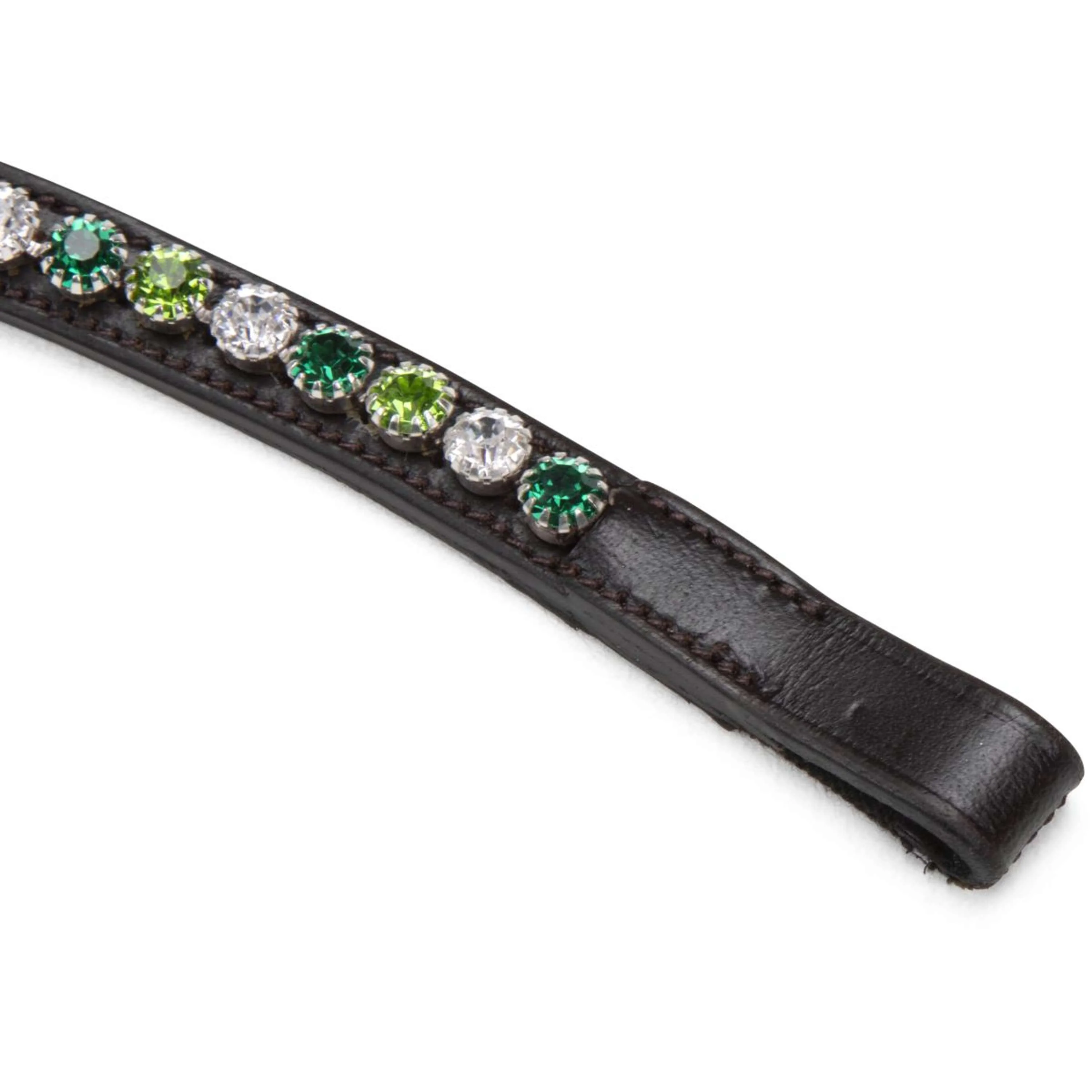 Velociti by Shires Stirnriemen GARA Green Diamante Havanna - Image 4