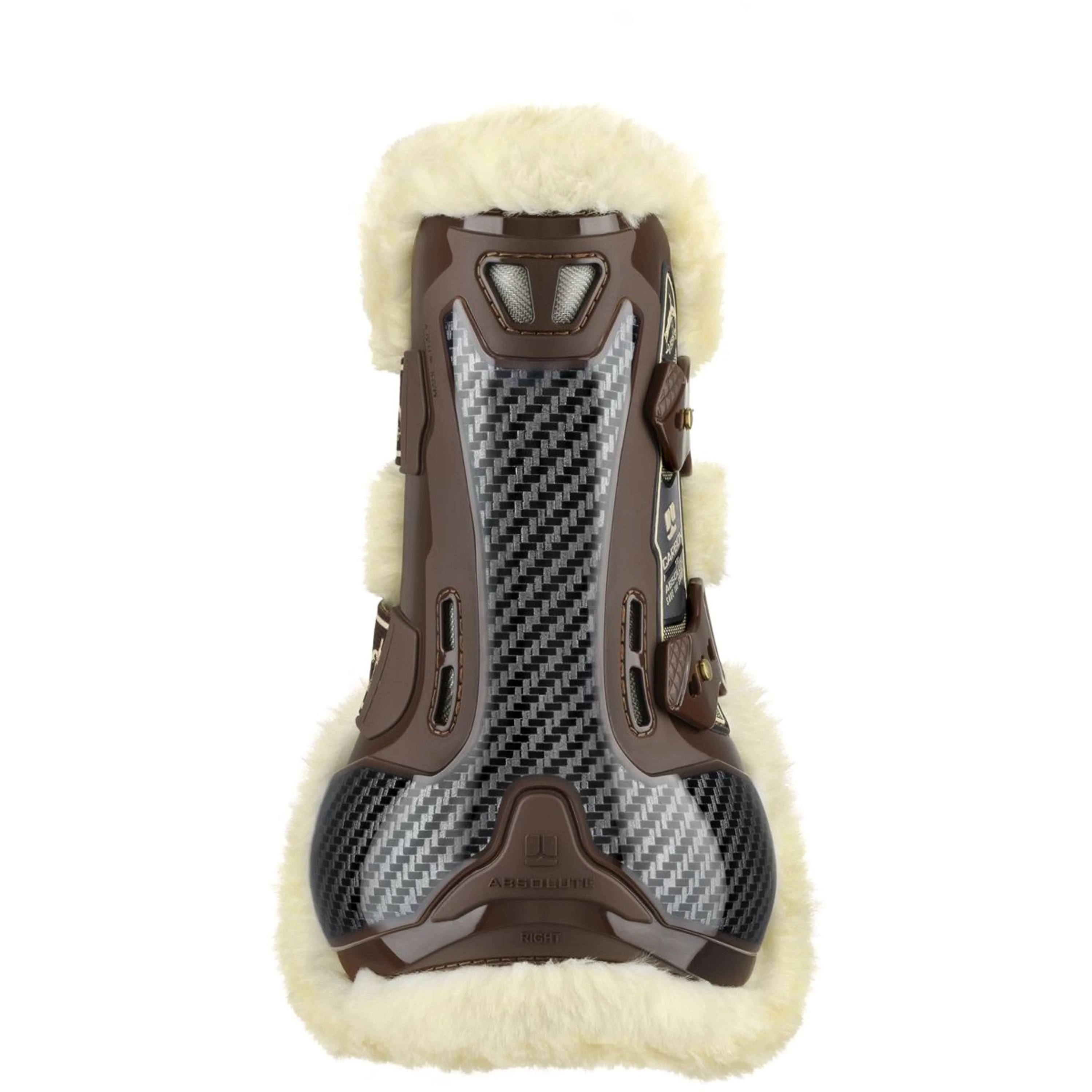 Veredus Sehnenschutz Carbon Gel Absolute Save the Sheep Front Braun - Image 3