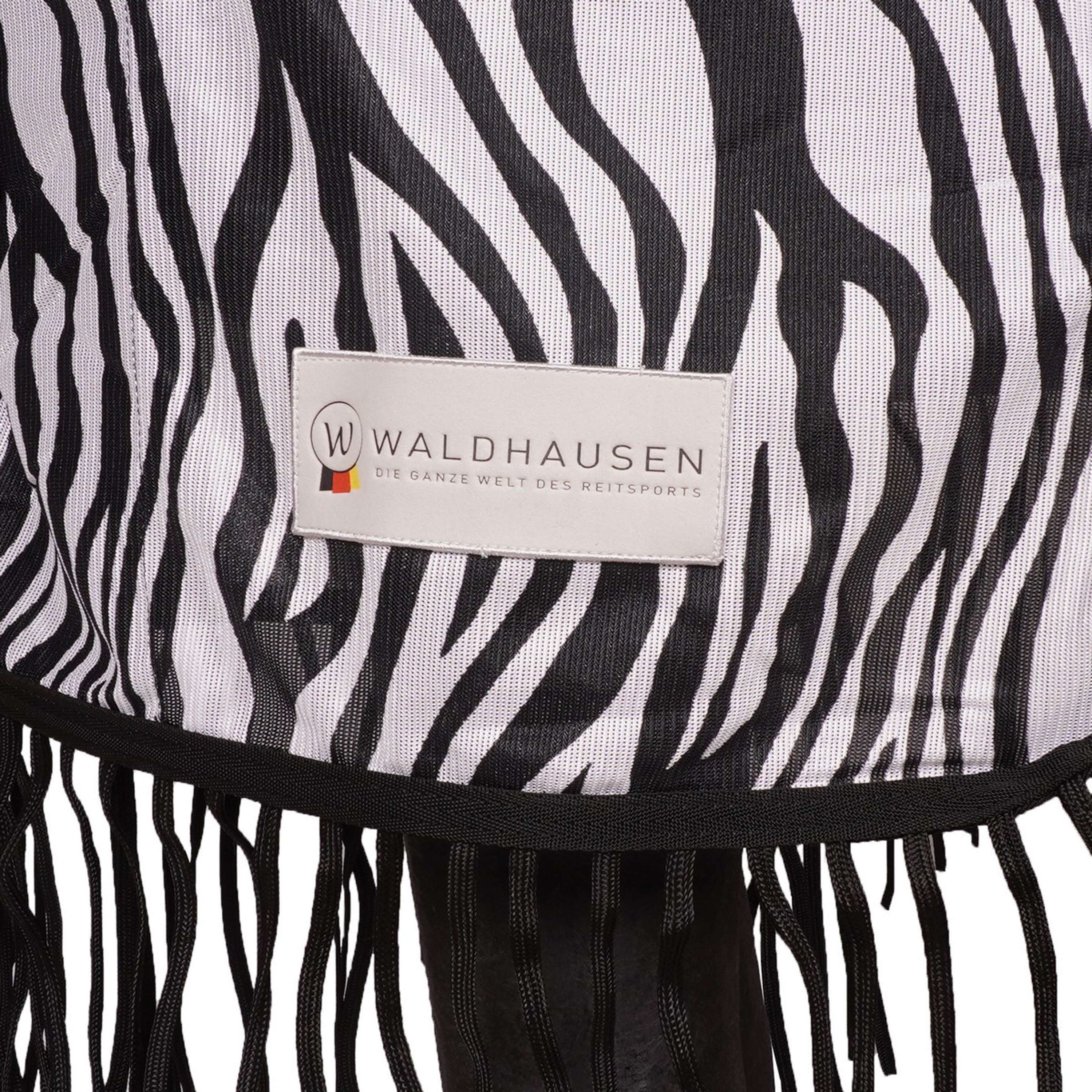 Waldhausen Fliegen-Ausreitdecke Zebra mit Fransen Zebra - Image 5