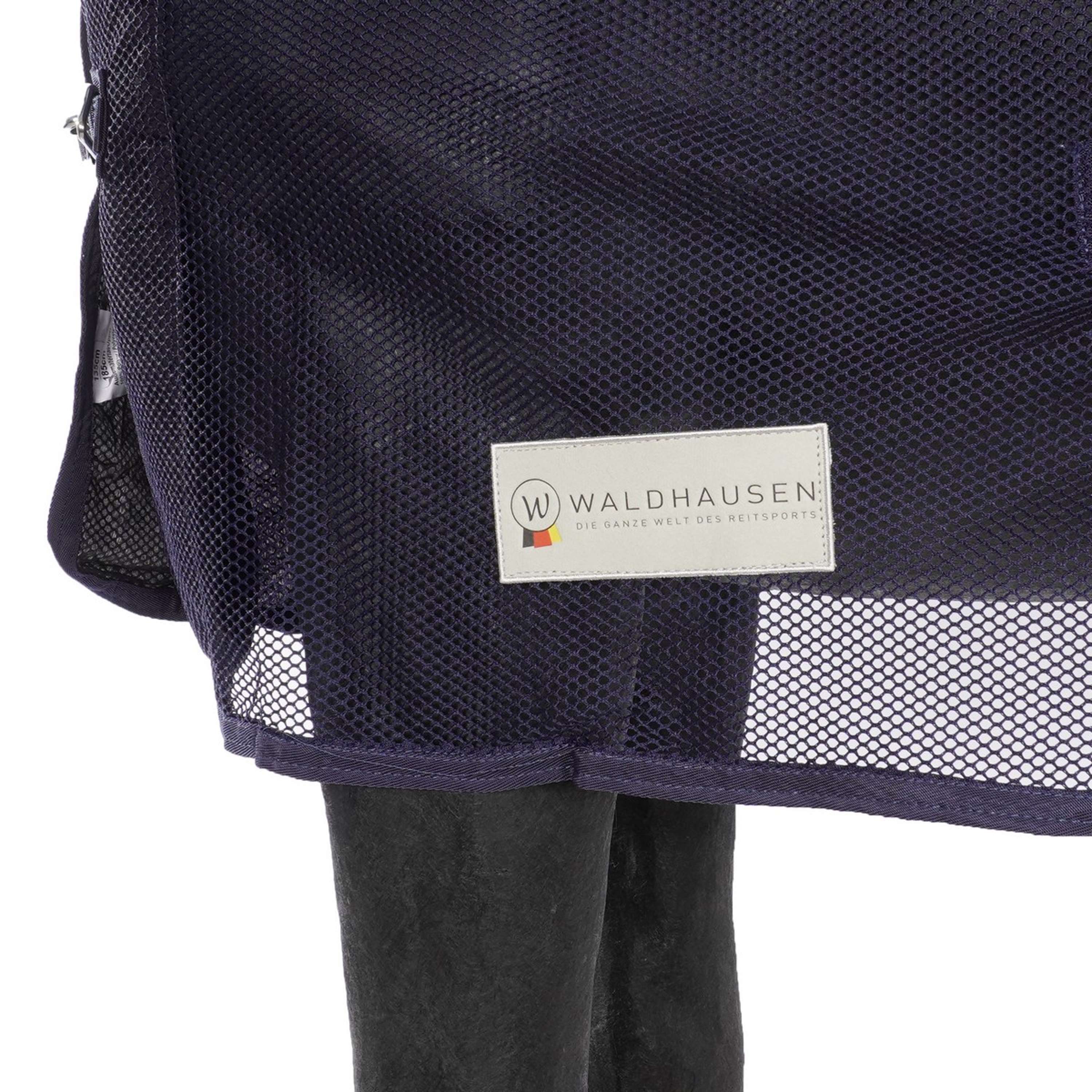 Waldhausen Fliegendecke Comfort mit Bauchlatz Nightblue - Image 4