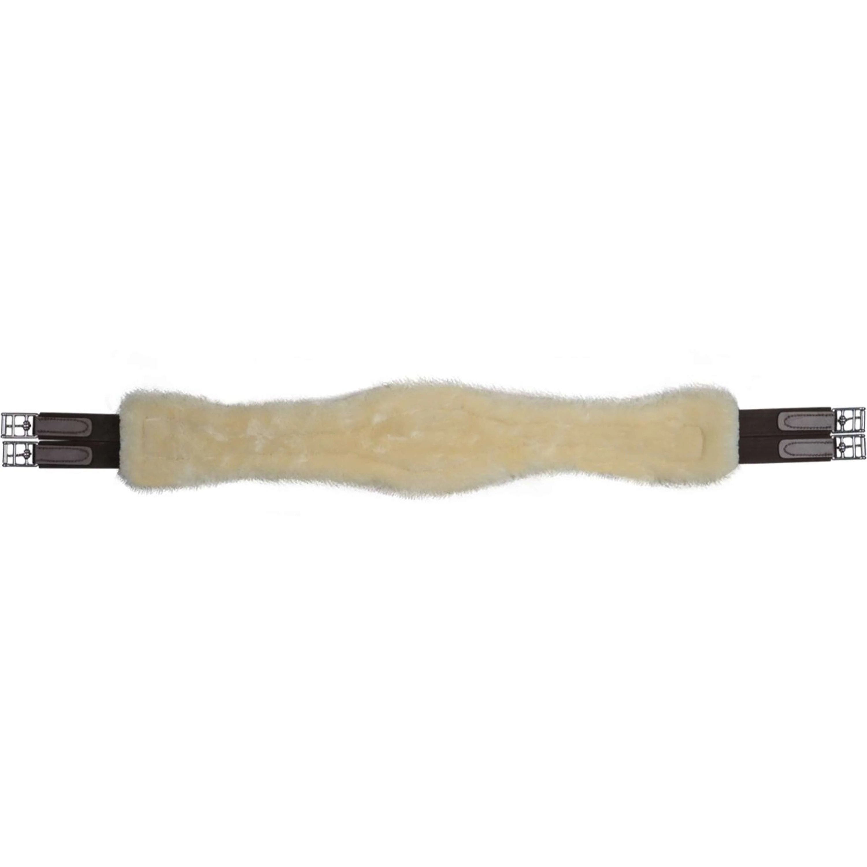 Waldhausen Sattelgurt Leather ECO Wool Braun - Image 2