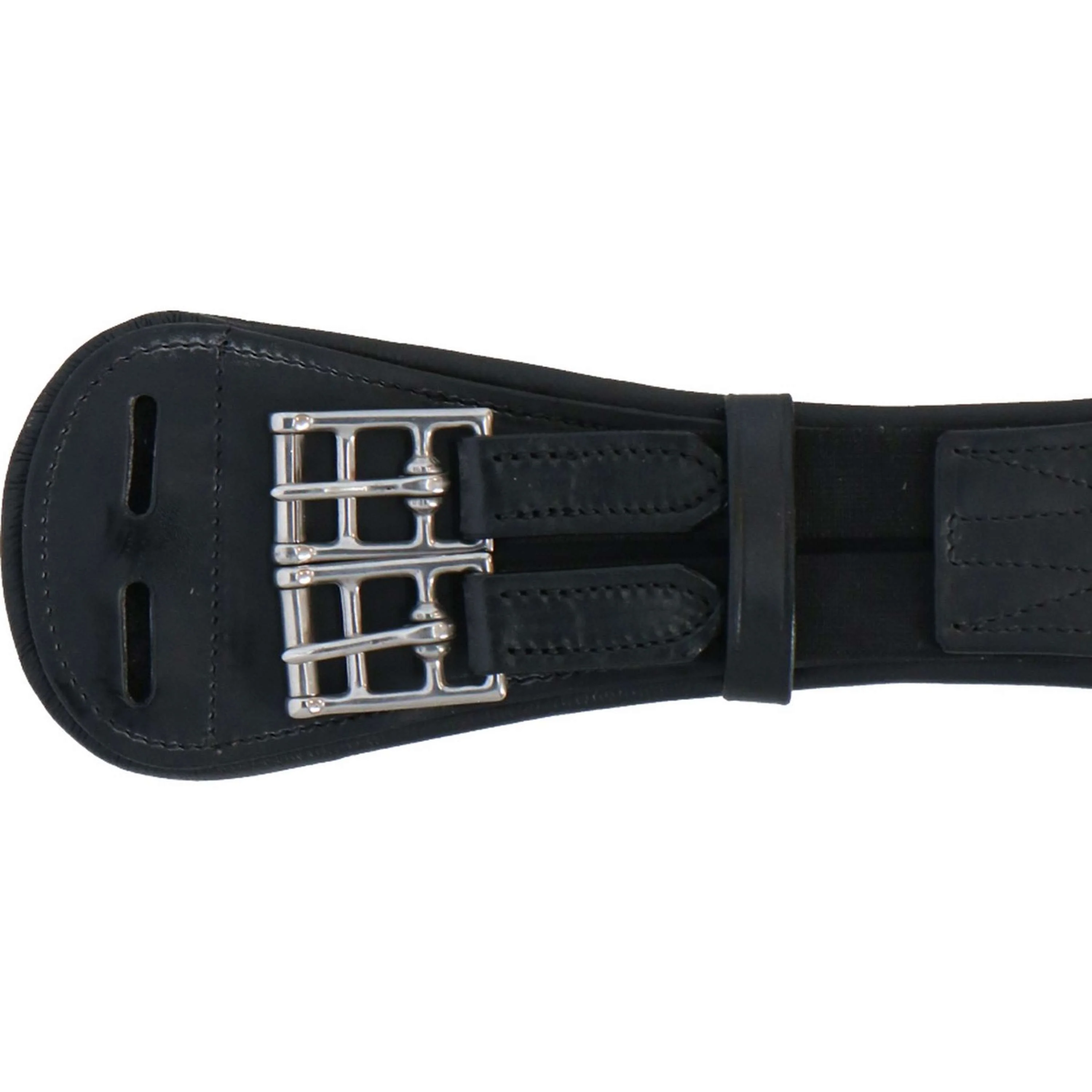 Waldhausen Sattelgurt X-Line Kurz mit Ring Schwarz - Image 3