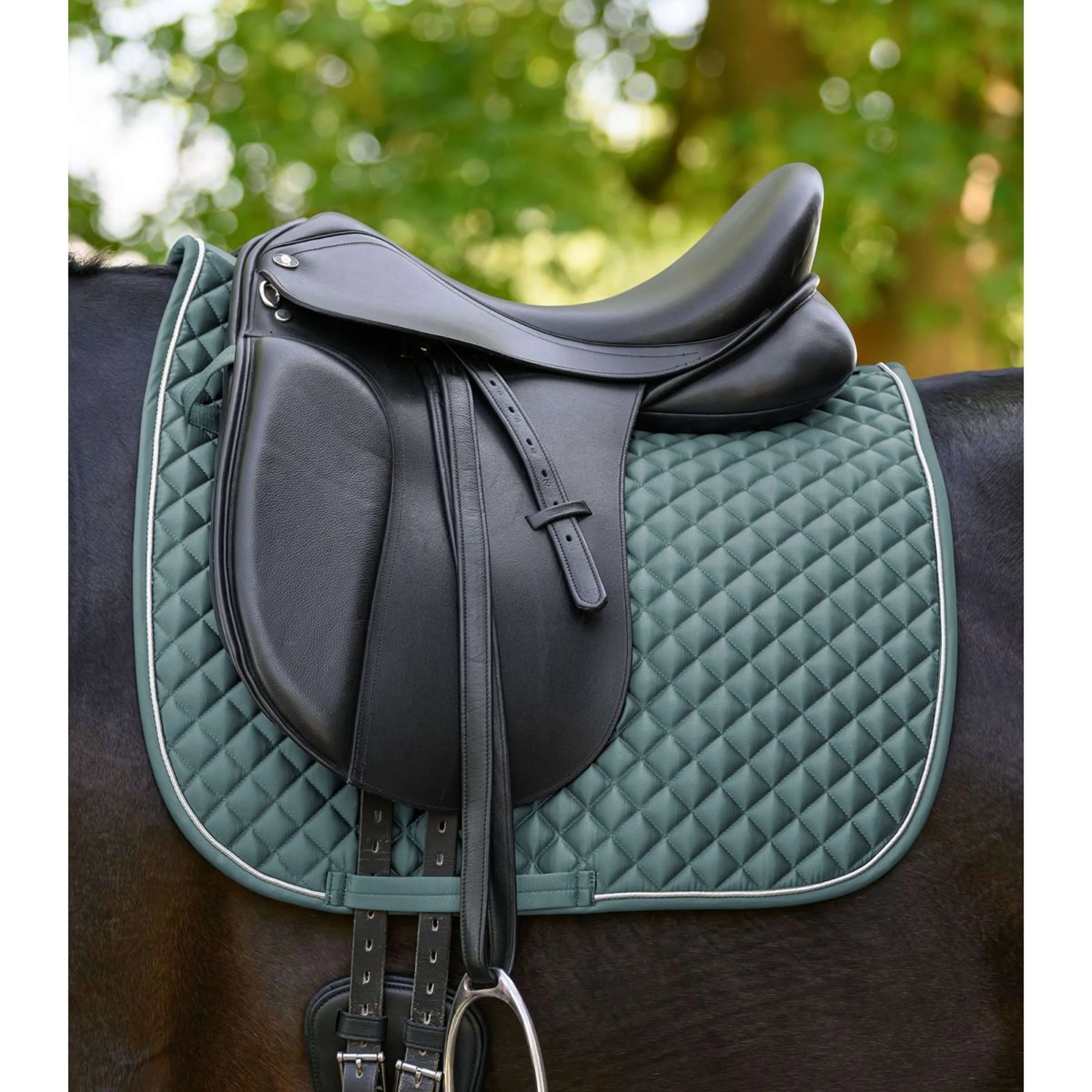 Waldhausen Schabracke Felix Glam Dressur Pine Green - Image 2