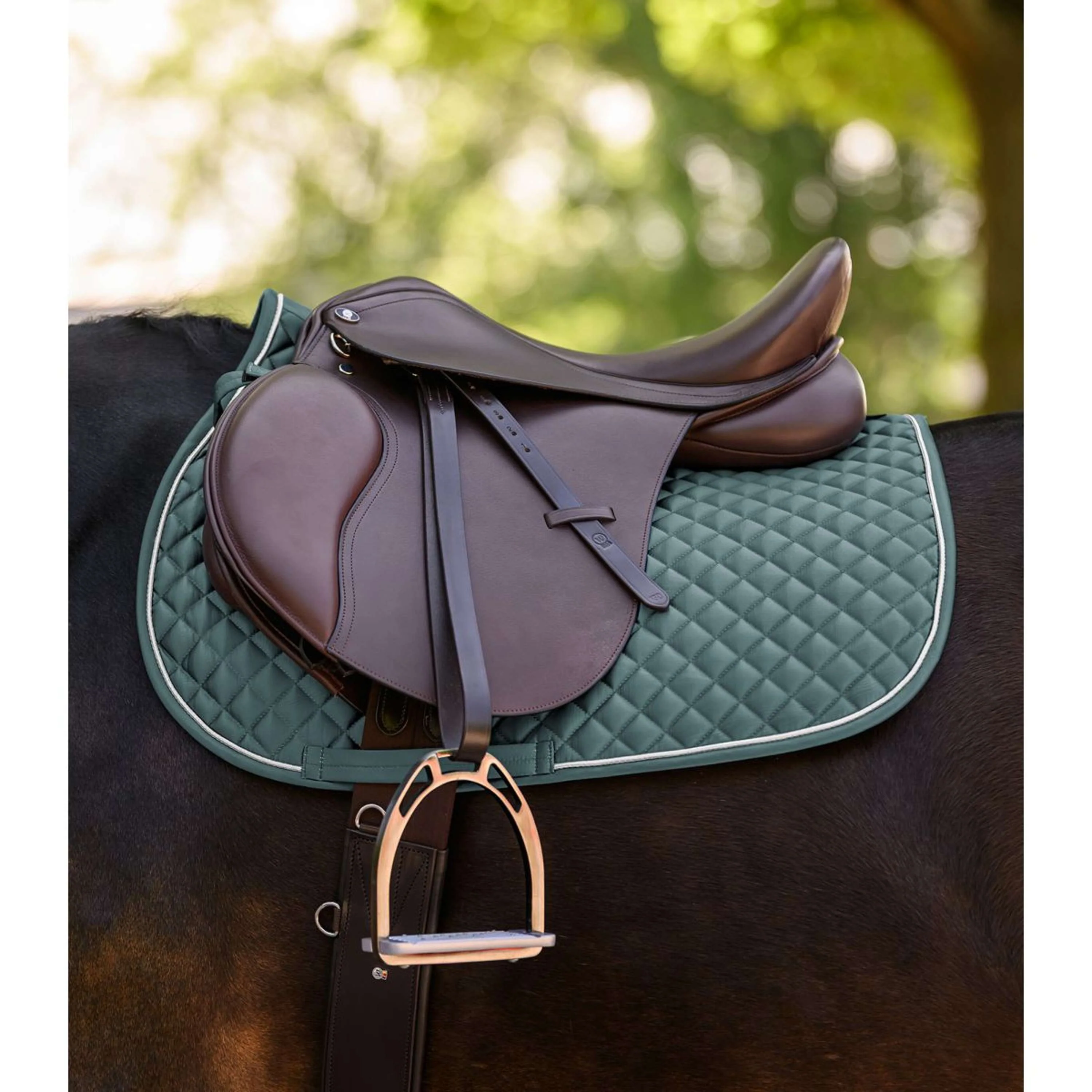 Waldhausen Schabracke Felix Glam Vielseitigkeit Pine Green - Image 2