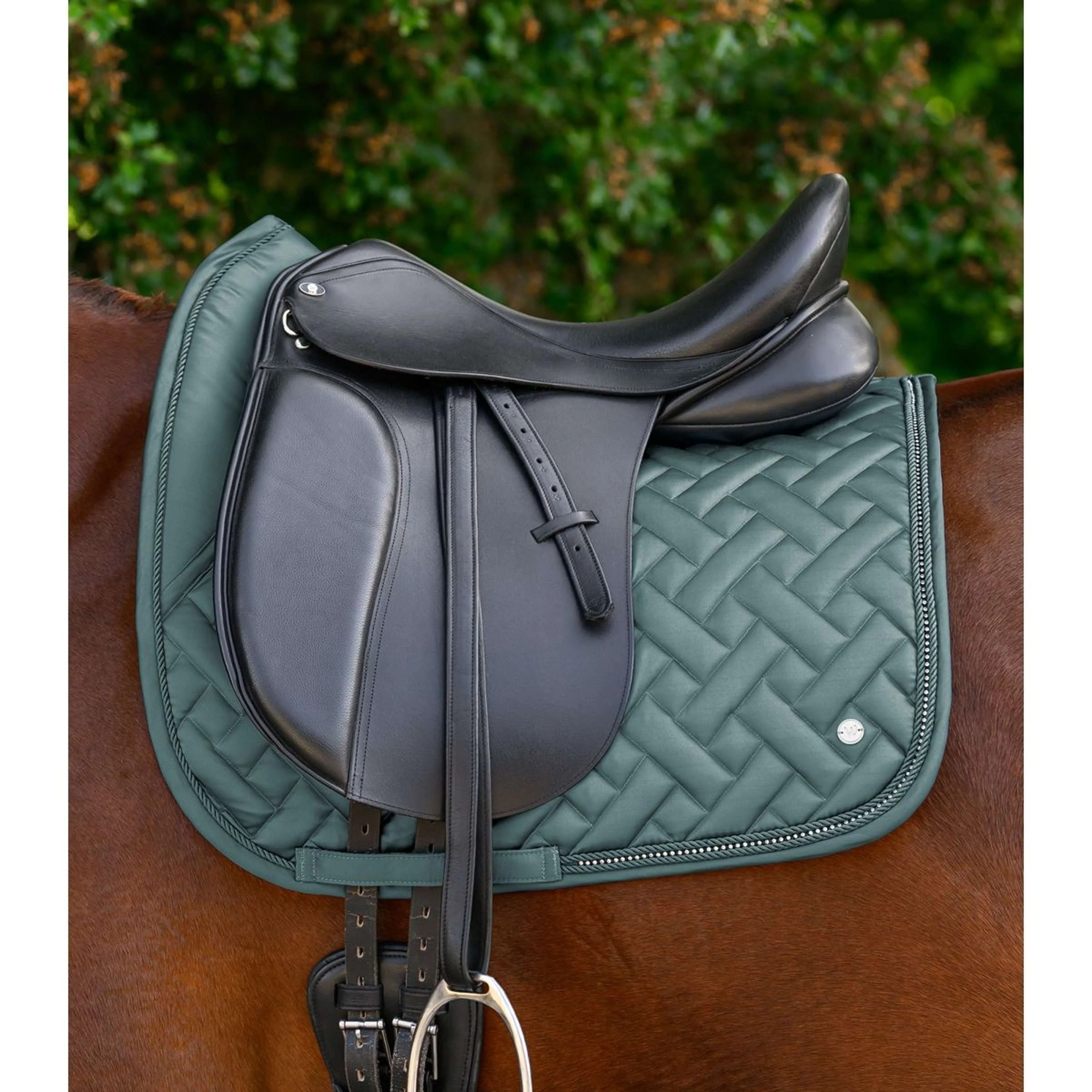 Waldhausen Schabracke Turin Dressur Pine Green - Image 3