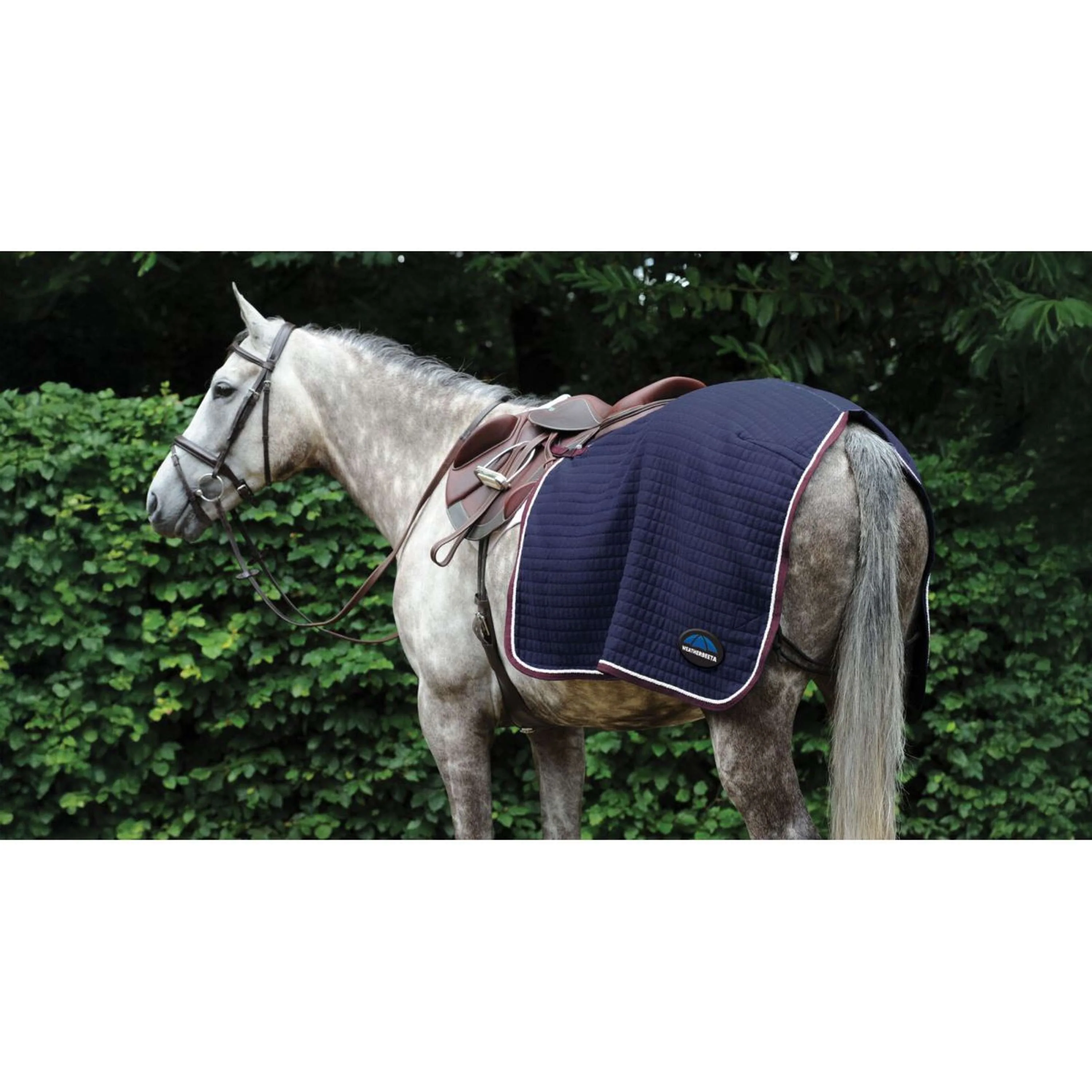 WeatherBeeta Ausreitdecke Thermocell Quarter Sheet Navy/Burgundy