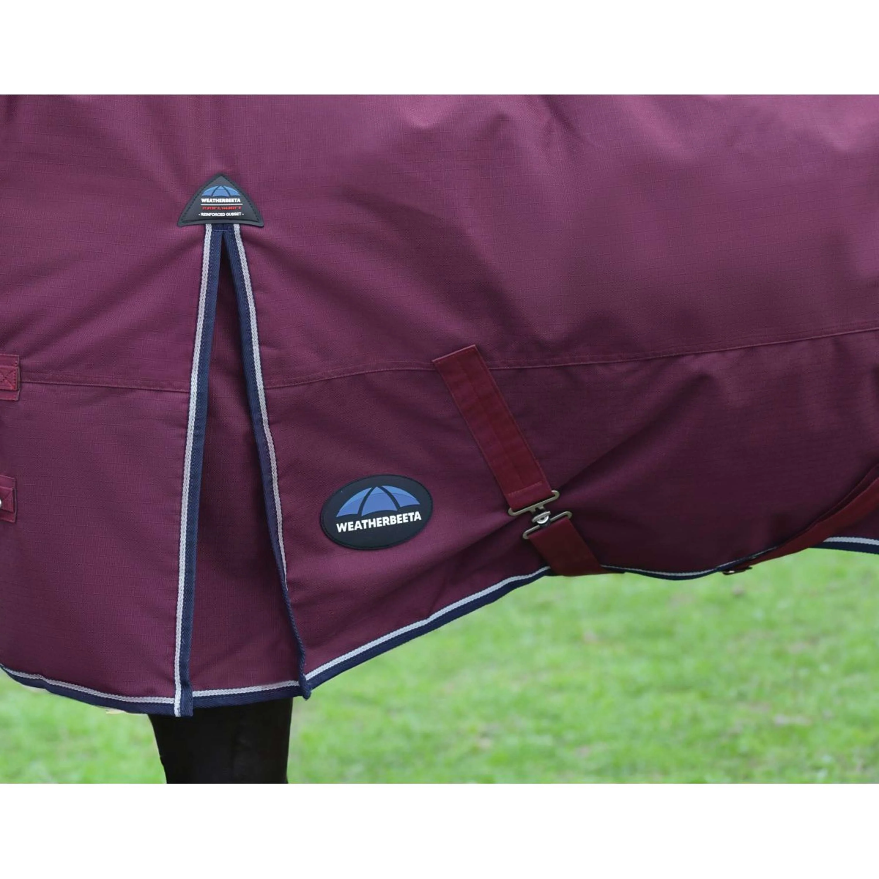 WeatherBeeta ComFiTec Essential Turnout 220g Burgund/Navy - Image 6