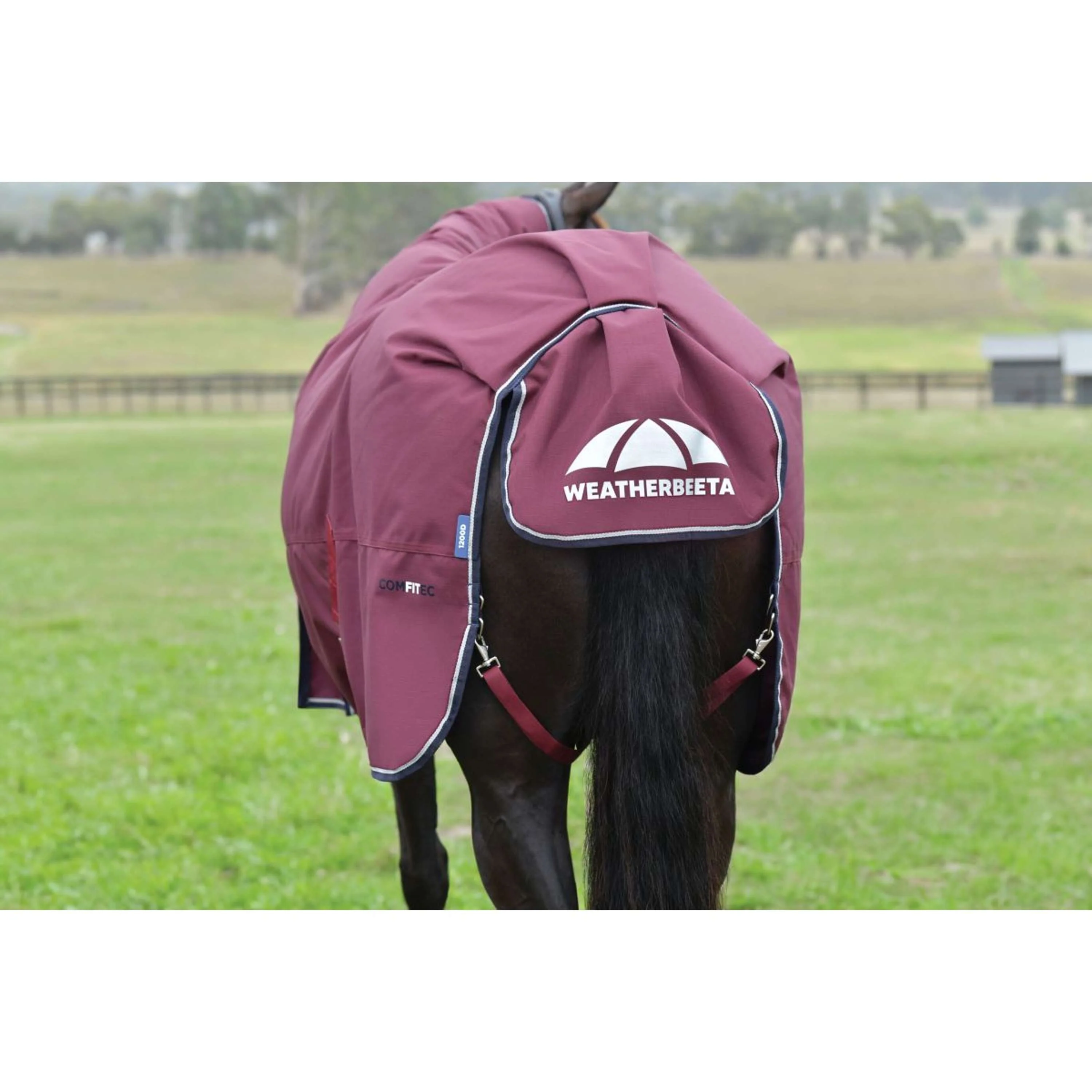 WeatherBeeta ComFiTec Essential Turnout 220g Burgund/Navy - Image 8