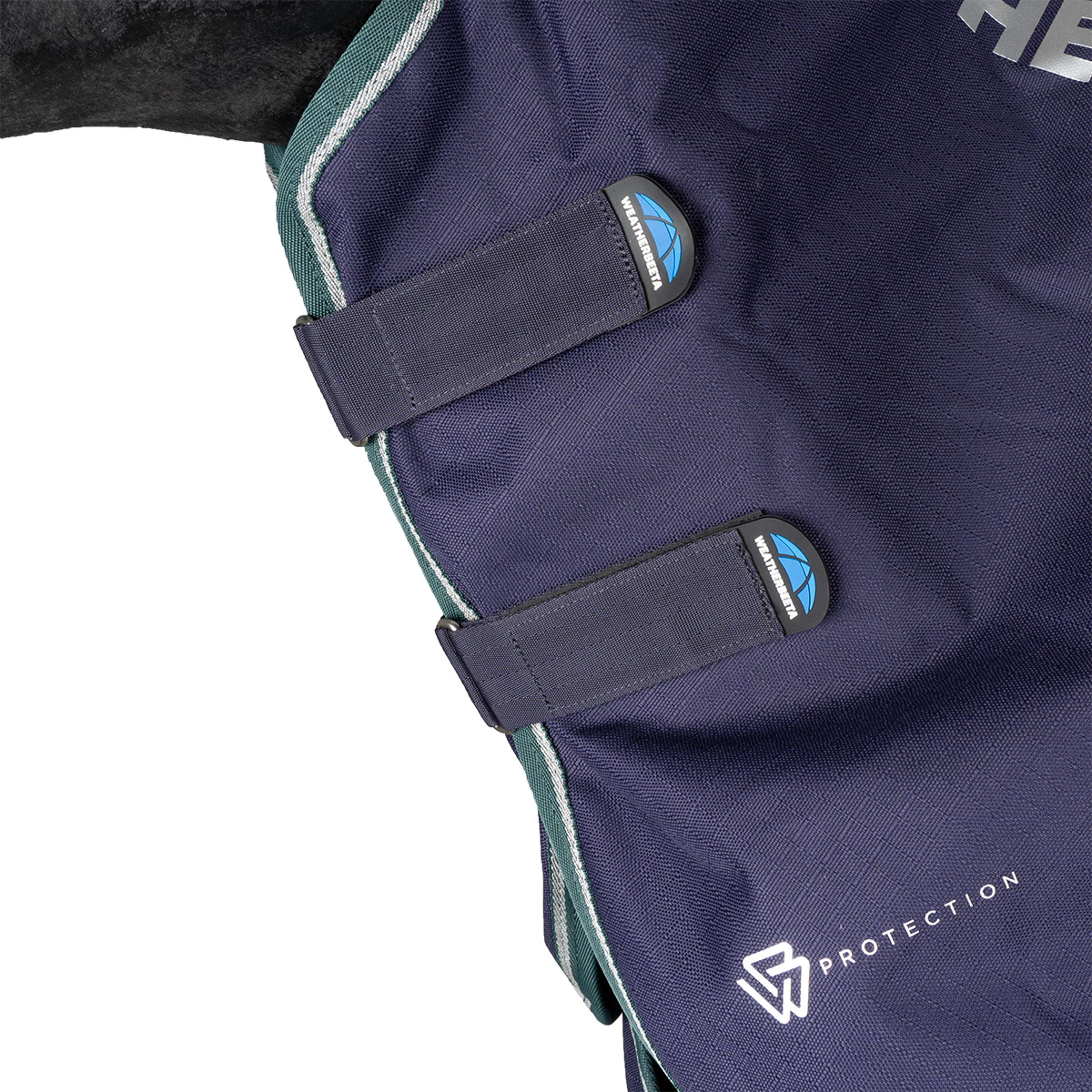 WeatherBeeta ComFiTec Plus Dynamic Turnout Detach-A-Neck 0g Navy/Forest Green - Image 11