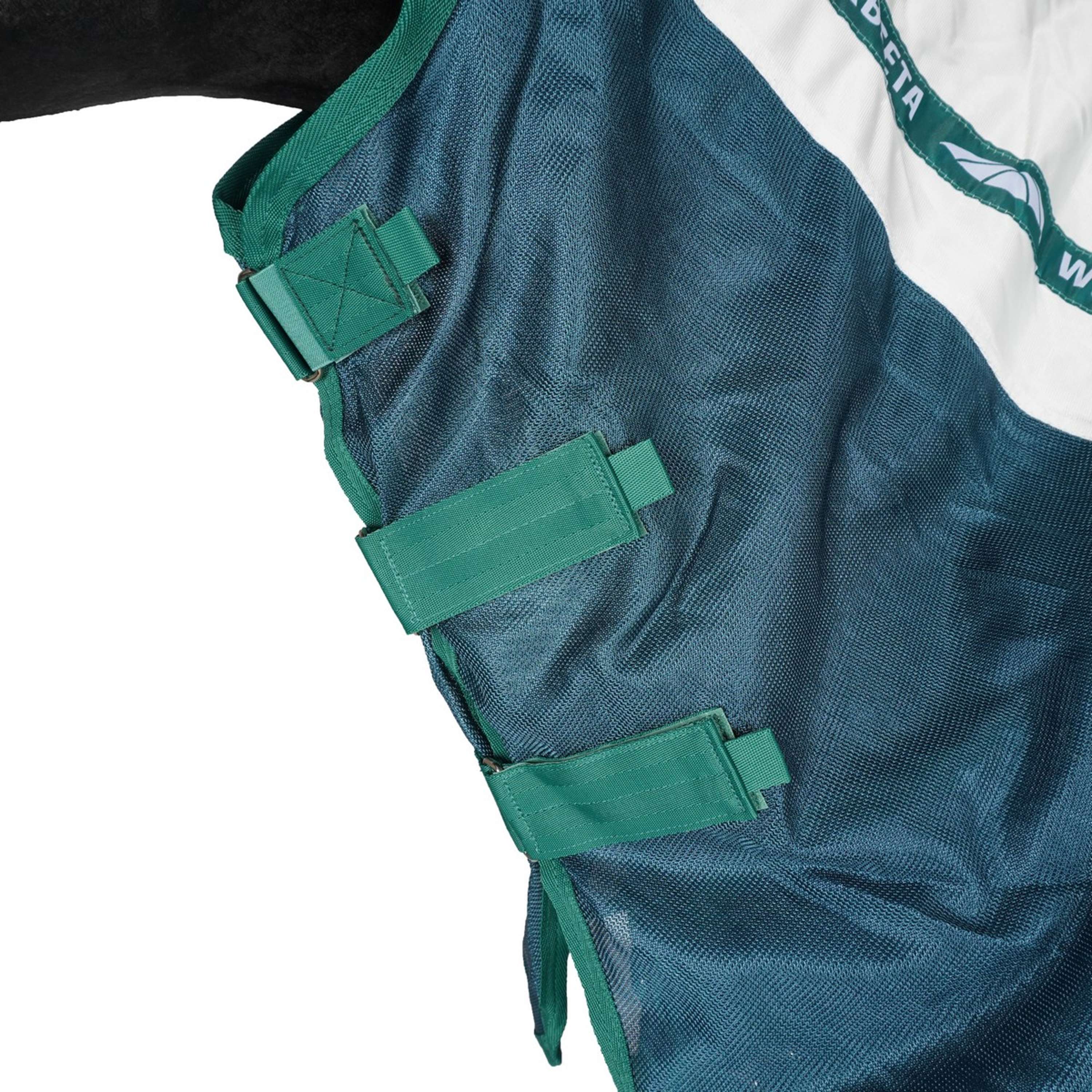 WeatherBeeta Fliegendecke ComFiTec Green-Tec Airflow Mesh Combo Neck White/Dragonfly Blue - Image 5
