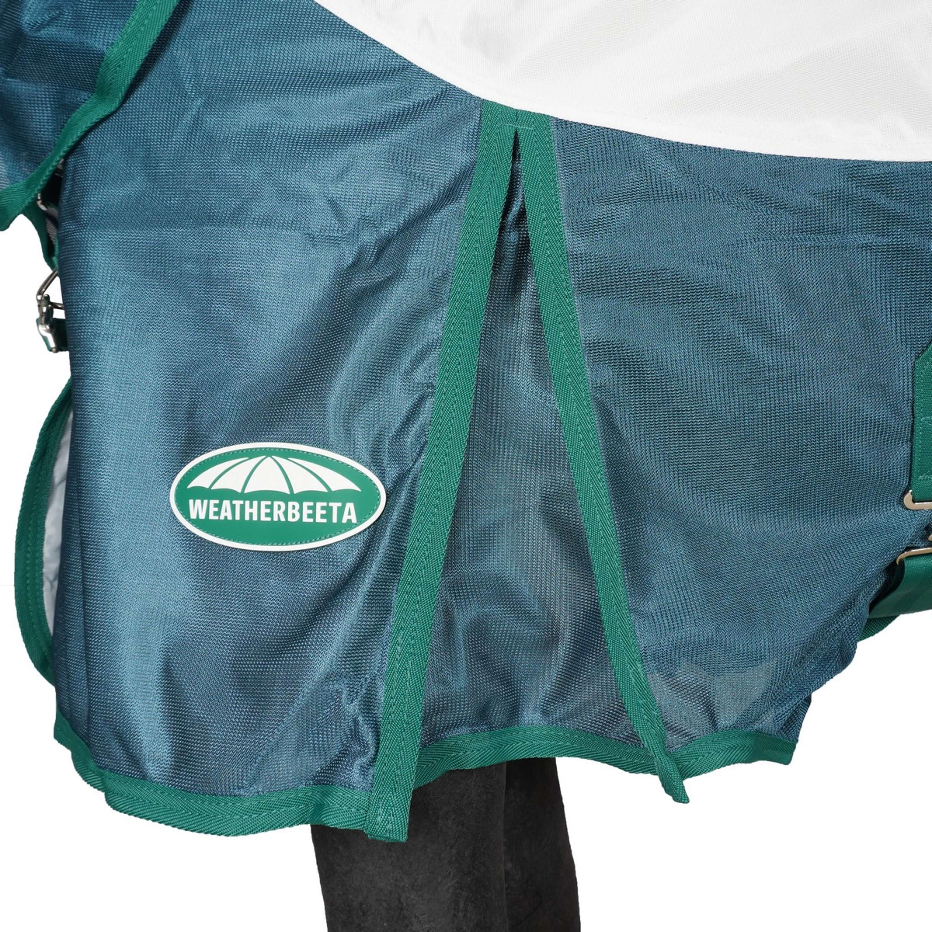 WeatherBeeta Fliegendecke ComFiTec Green-Tec Airflow Mesh Combo Neck White/Dragonfly Blue - Image 7