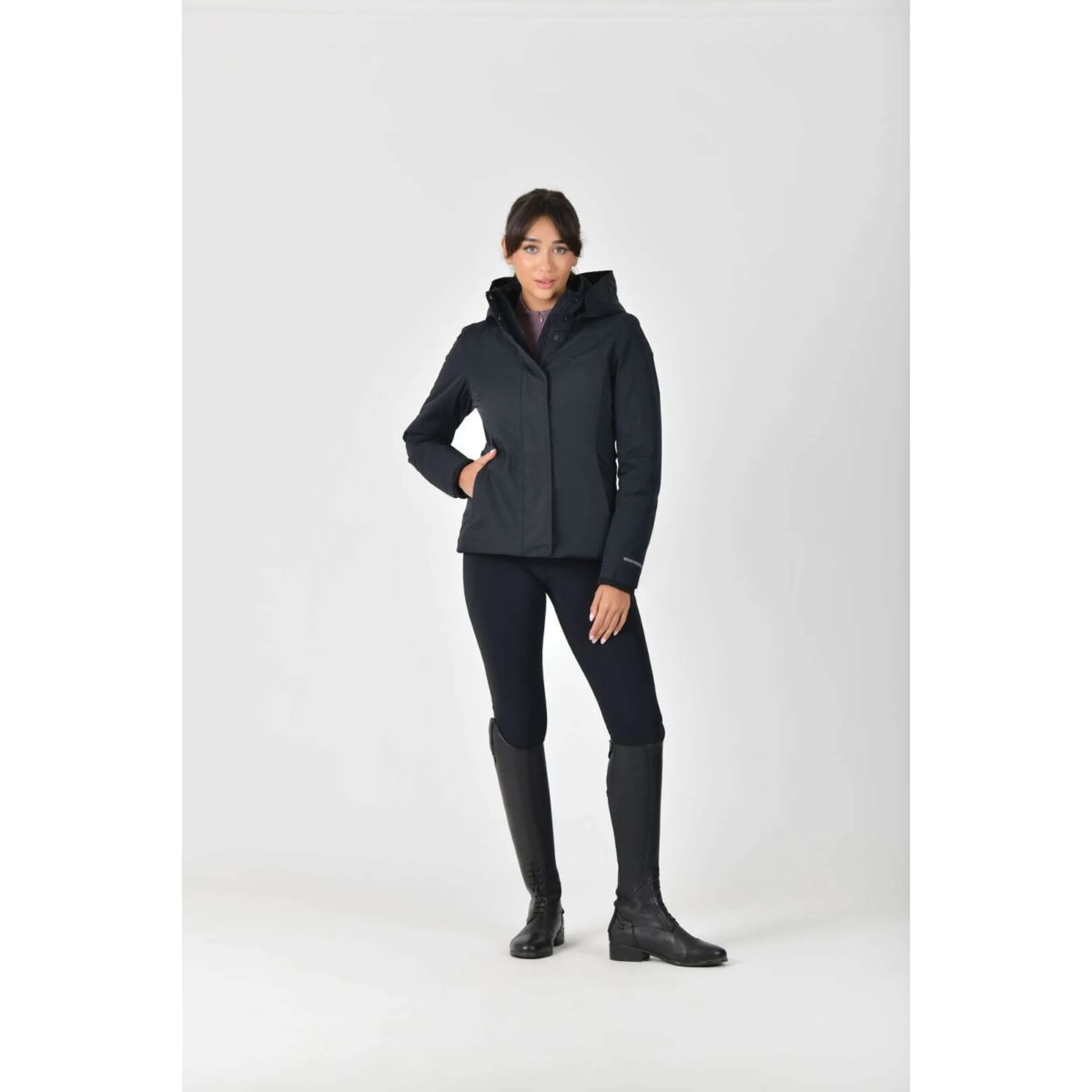 WeatherBeeta Jacke Protect High Neck Schwarz - Image 3