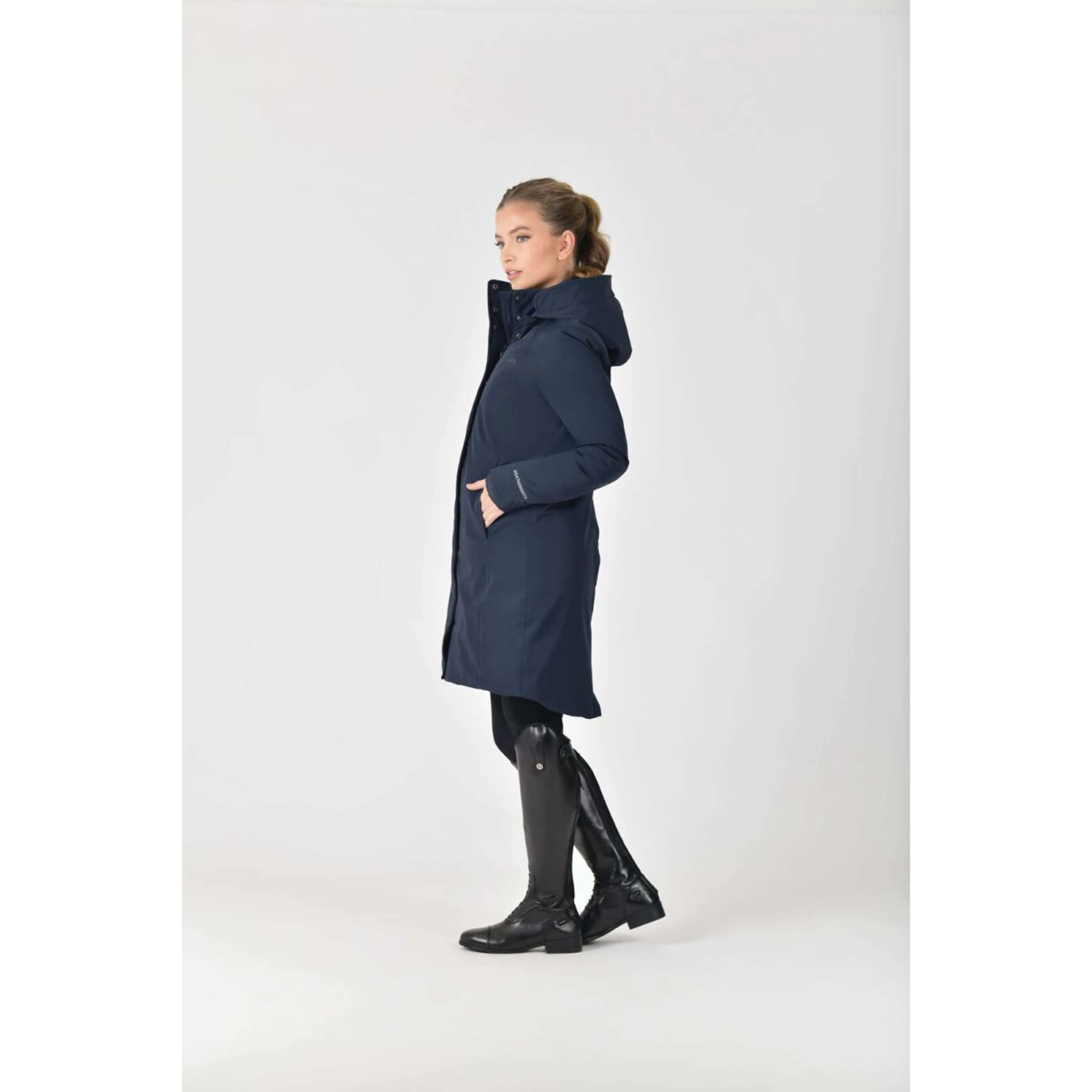 WeatherBeeta Lange Jacke All Purpose Waterproof Navy - Image 8