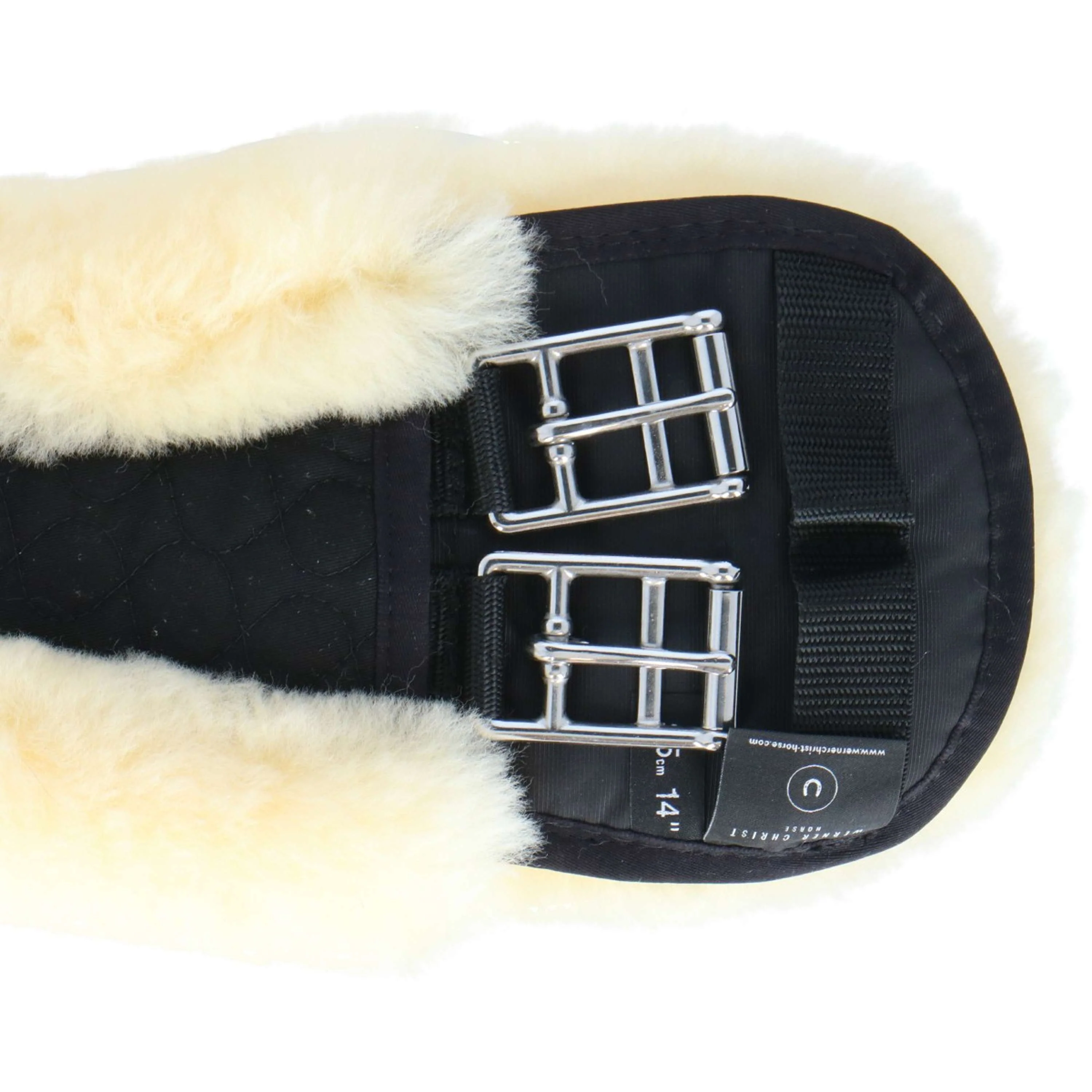 Werner Christ Bananengurt Sheepskin Anatomisch Schwarz/Naturell - Image 5