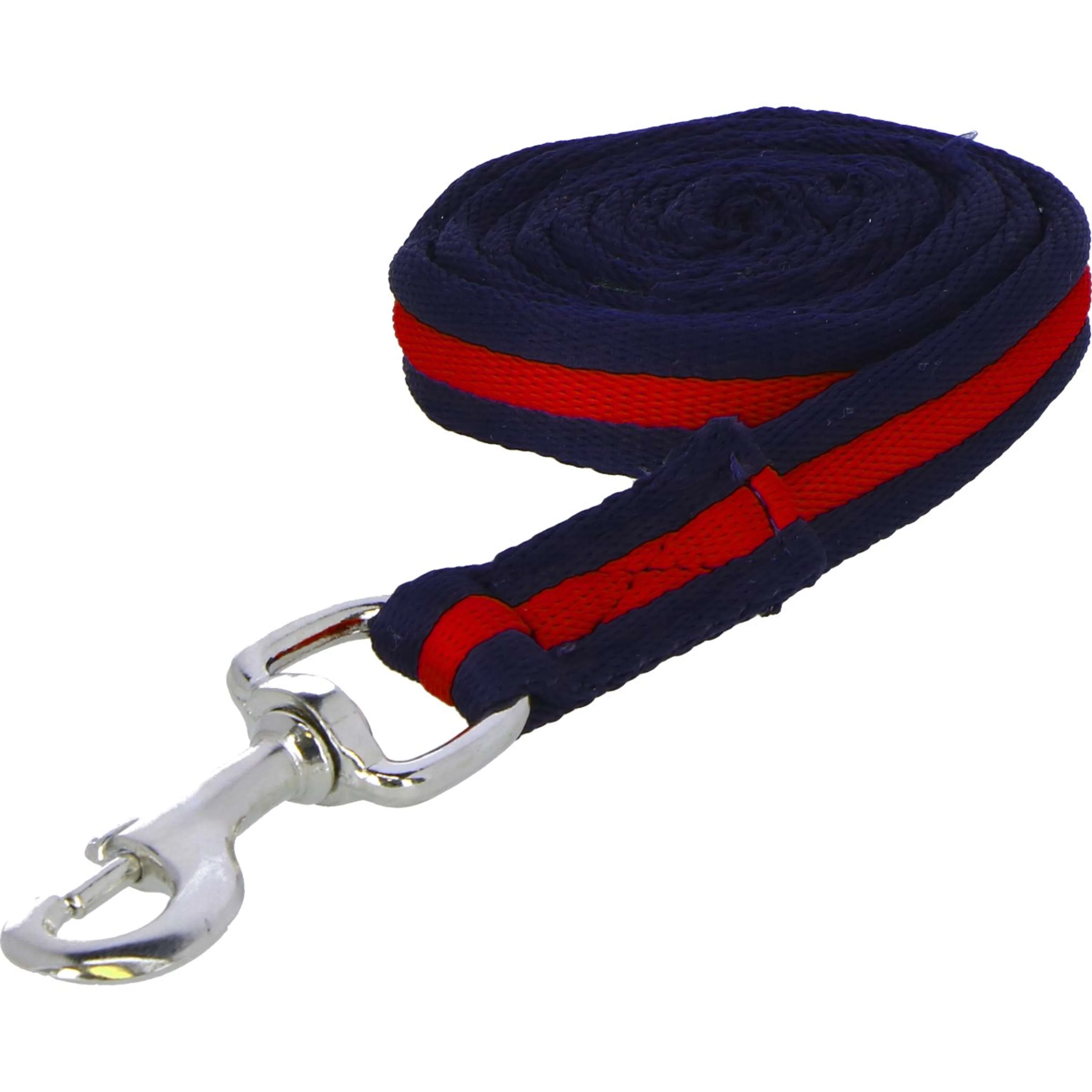 Wessex by Shires Führleine Gewebt Navy/Rot