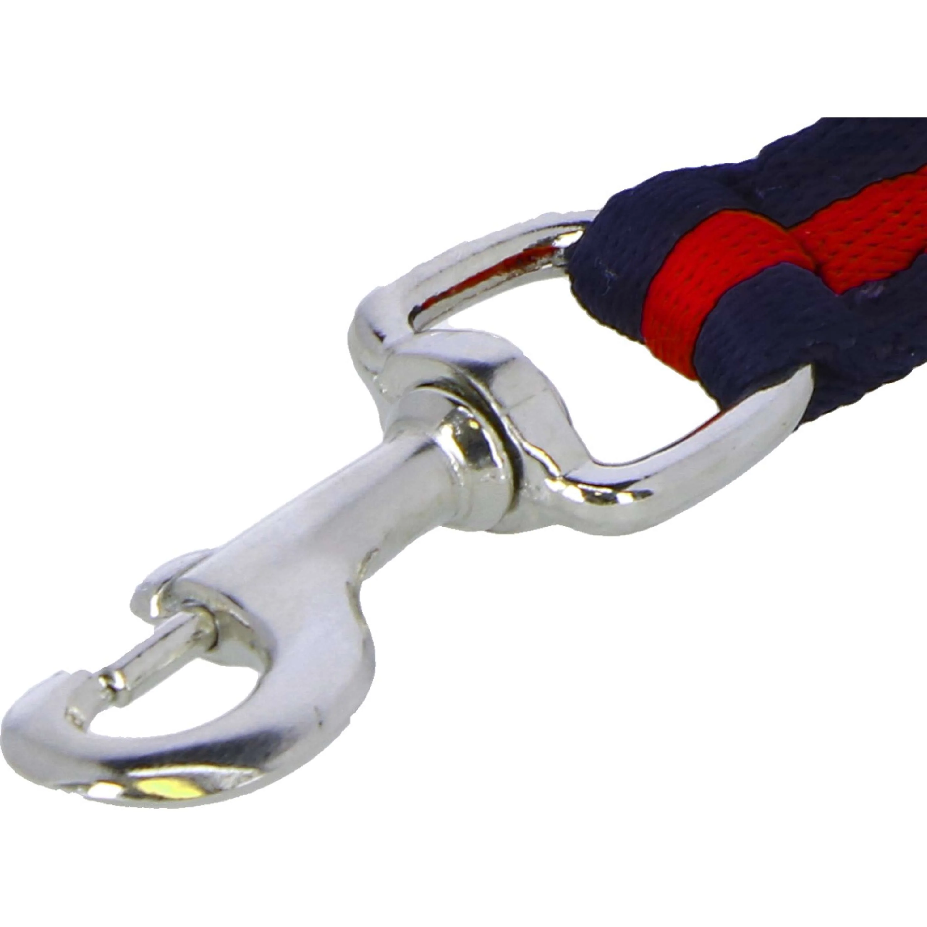 Wessex by Shires Führleine Gewebt Navy/Rot - Image 2