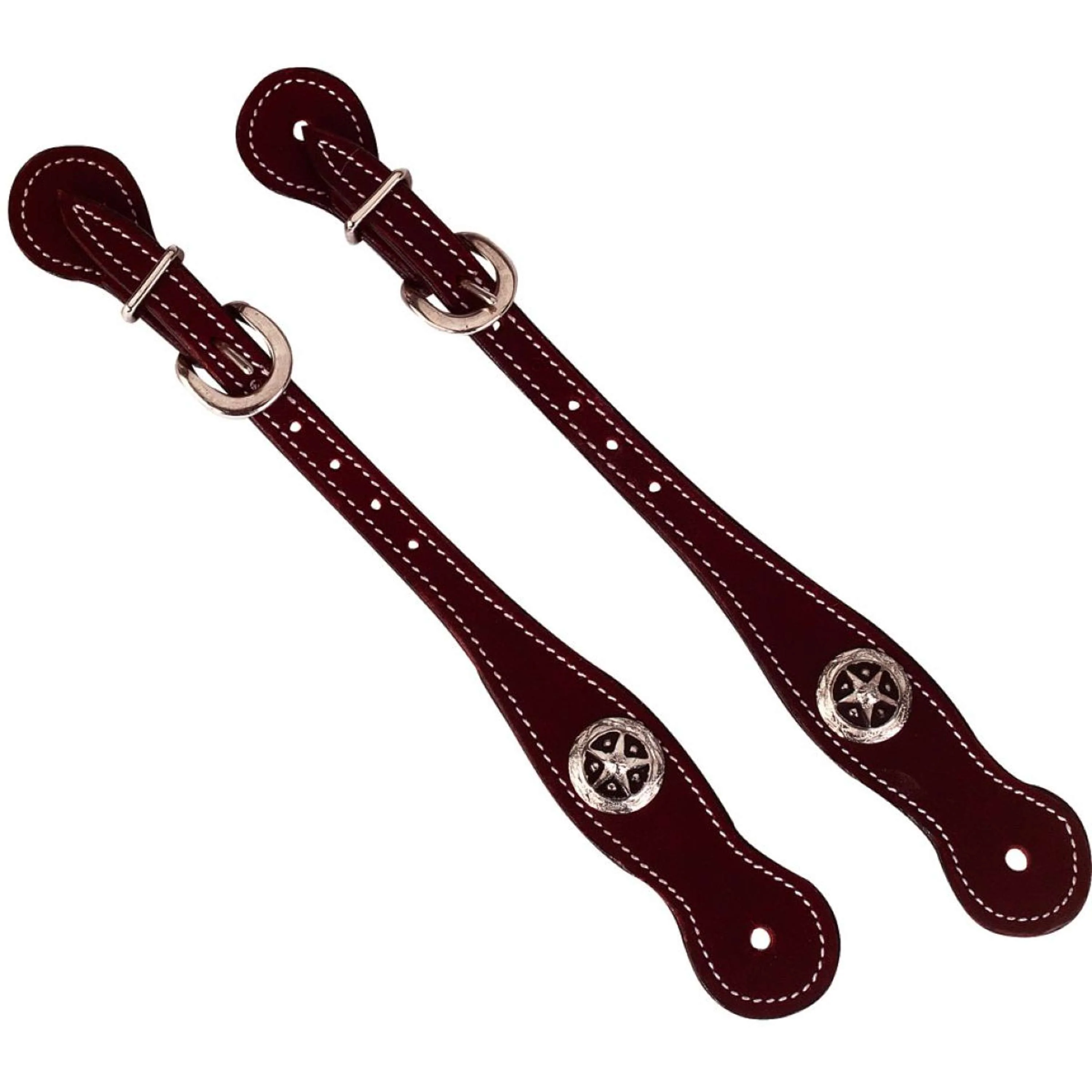 Westride Sporenriemen Sheriff Western Havanna