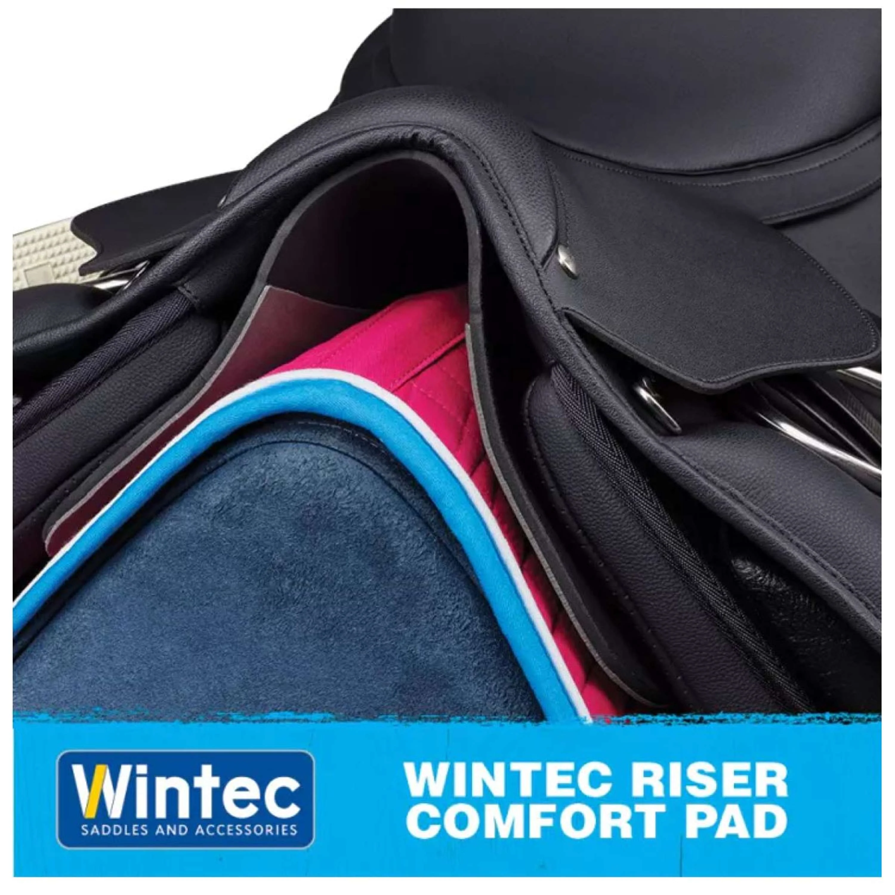 Wintec Sattelunterleger Comfort Pad Jump Schwarz - Image 4